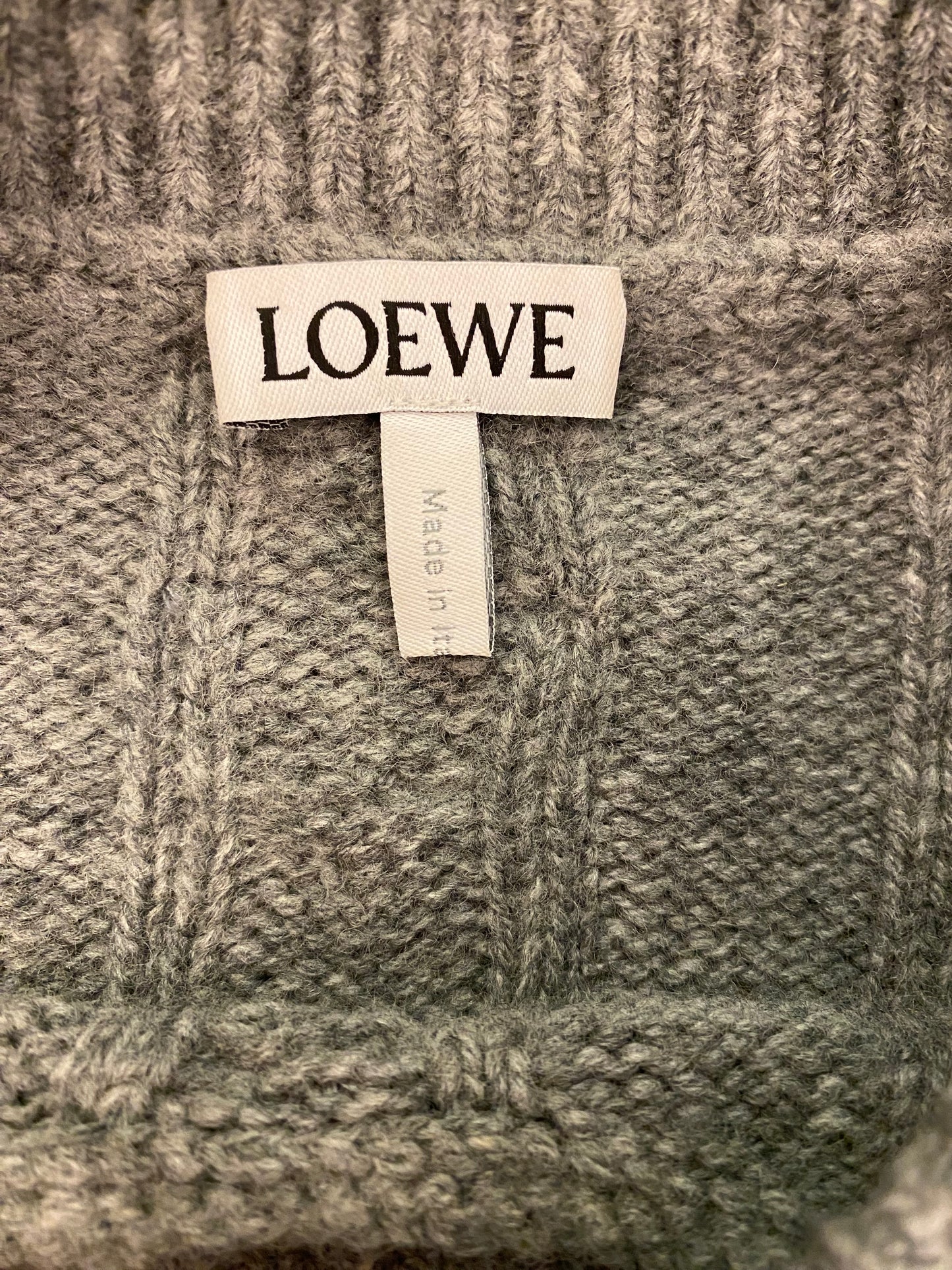LOEWE Classic Sweater Grey Size S