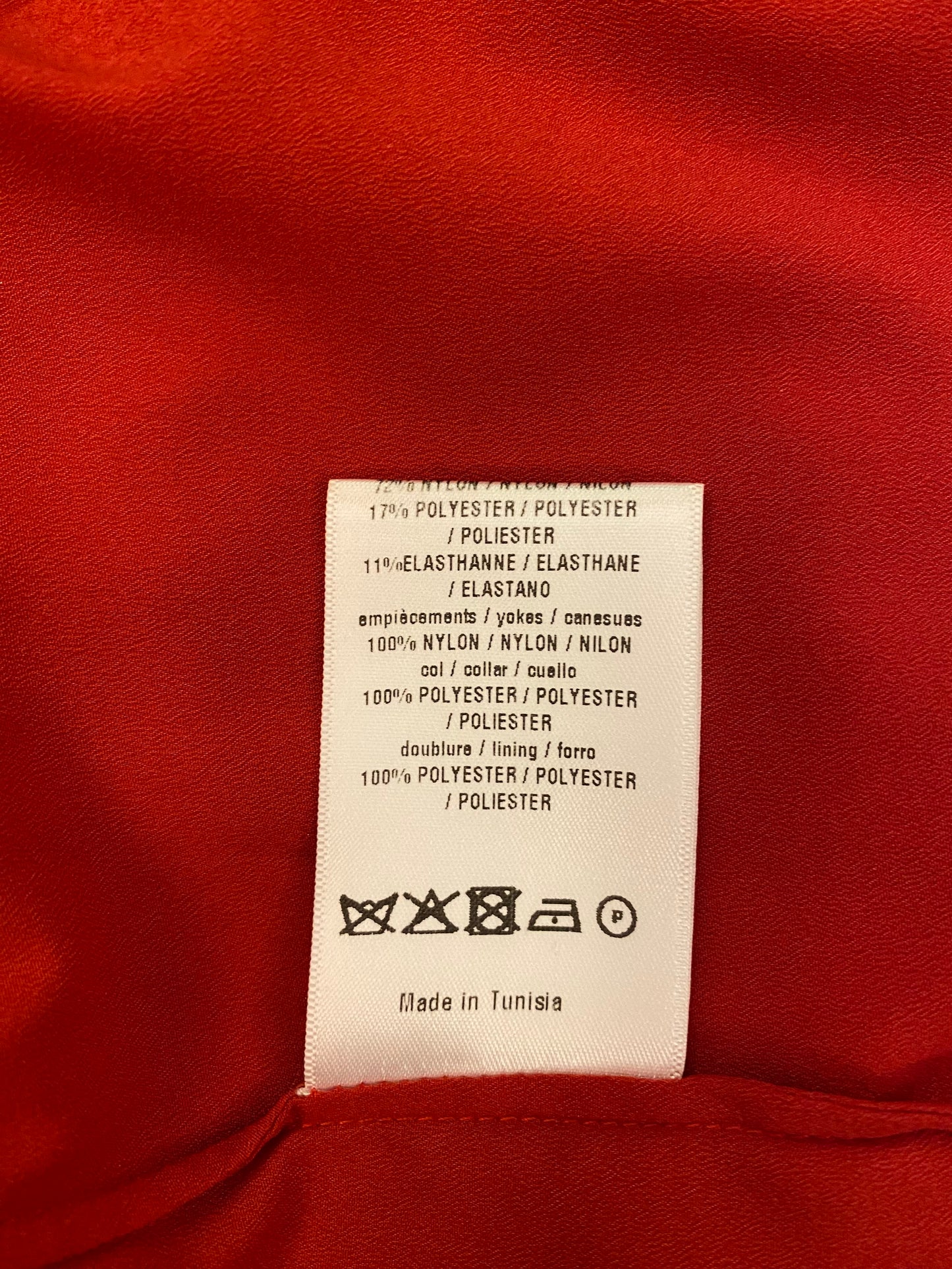 SANDRO Red Lace Dress Size 1/36