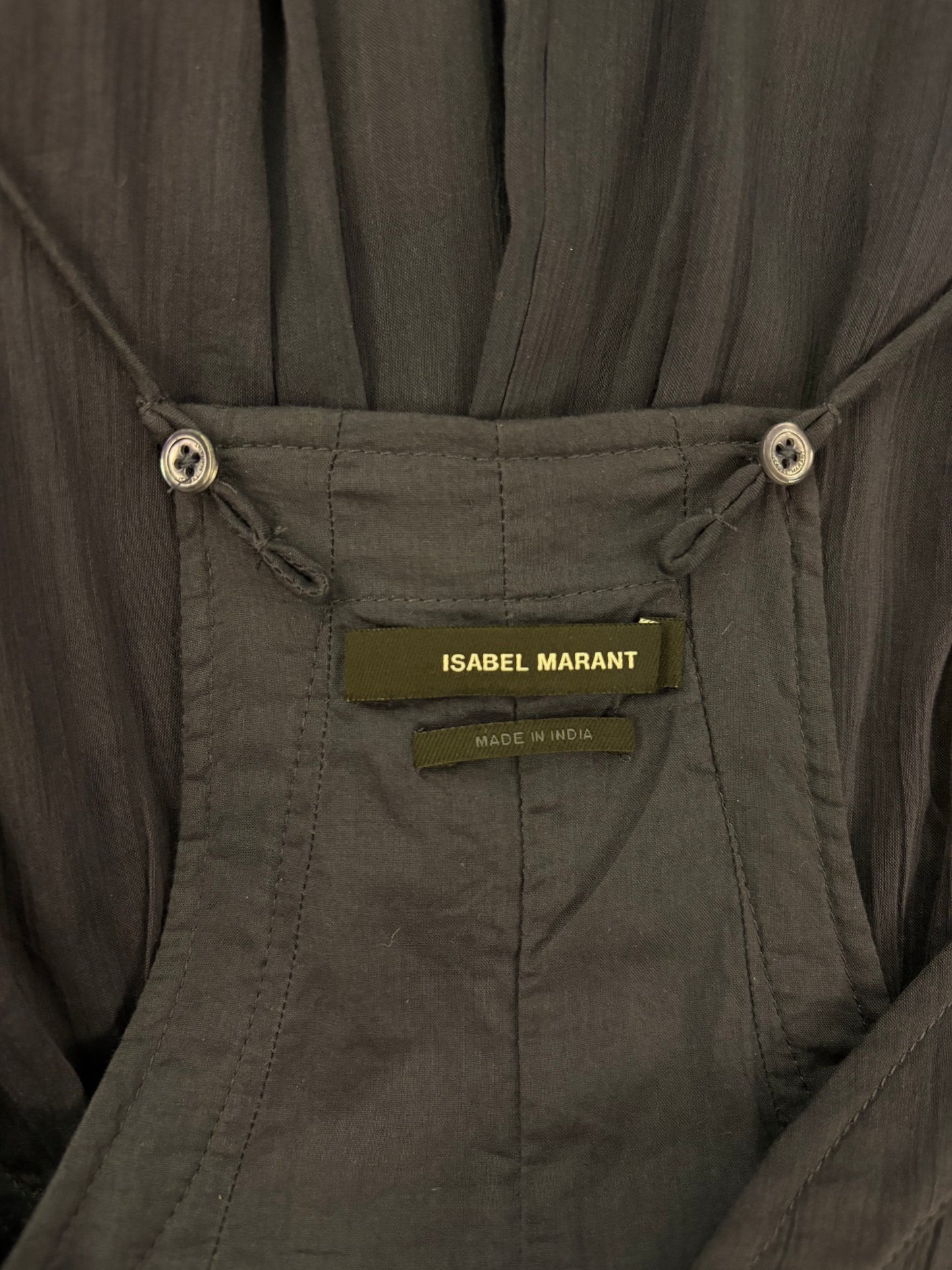 ISABEL MARANT Cotton-Silk Blend Mini Dress Size FR 36