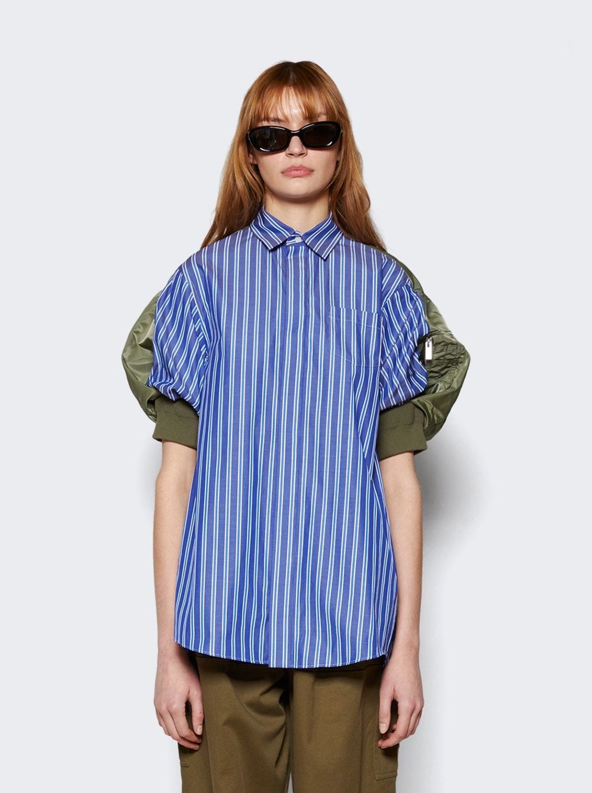 SACAI Cotton Poplin Shirtdress Size 1/S