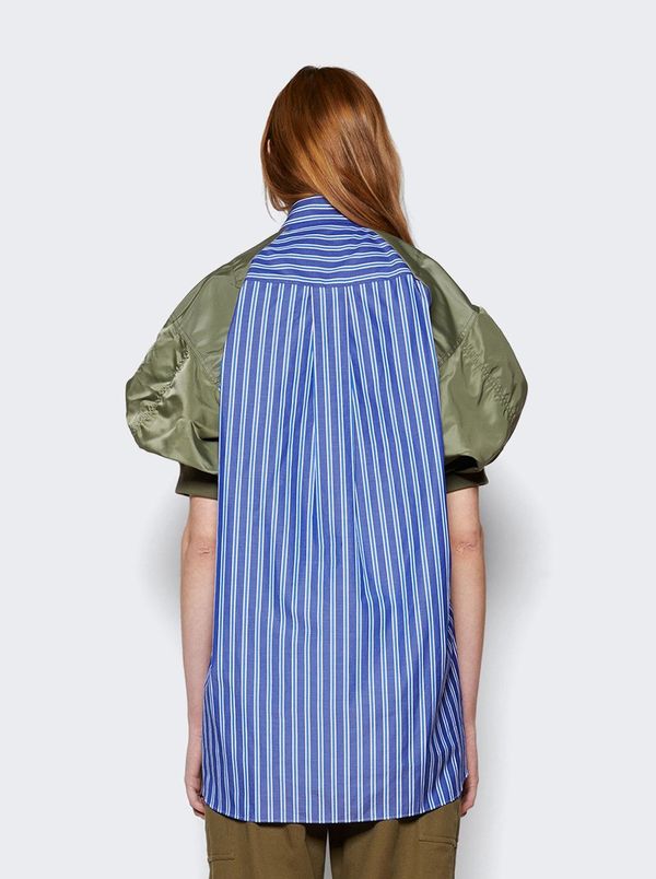 SACAI Cotton Poplin Shirtdress Size 1/S