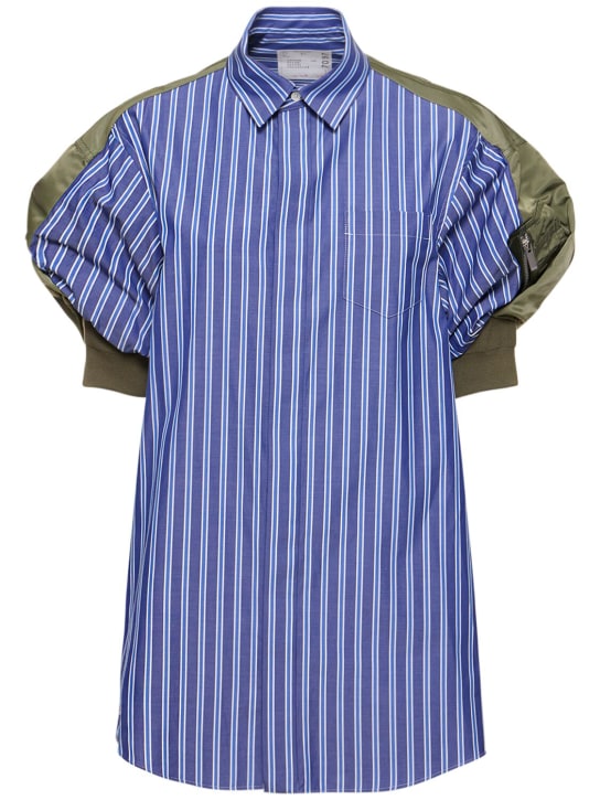 SACAI Cotton Poplin Shirtdress Size 1/S