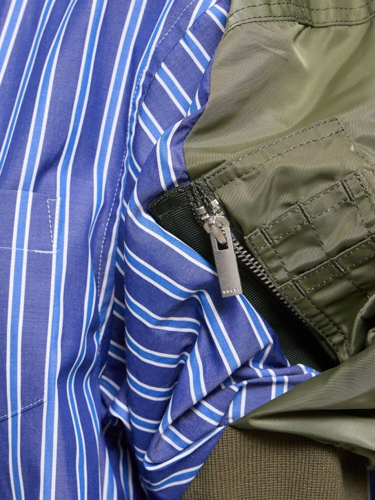 SACAI Cotton Poplin Shirtdress Size 1/S