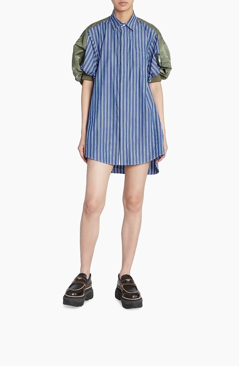 SACAI Cotton Poplin Shirtdress Size 1/S