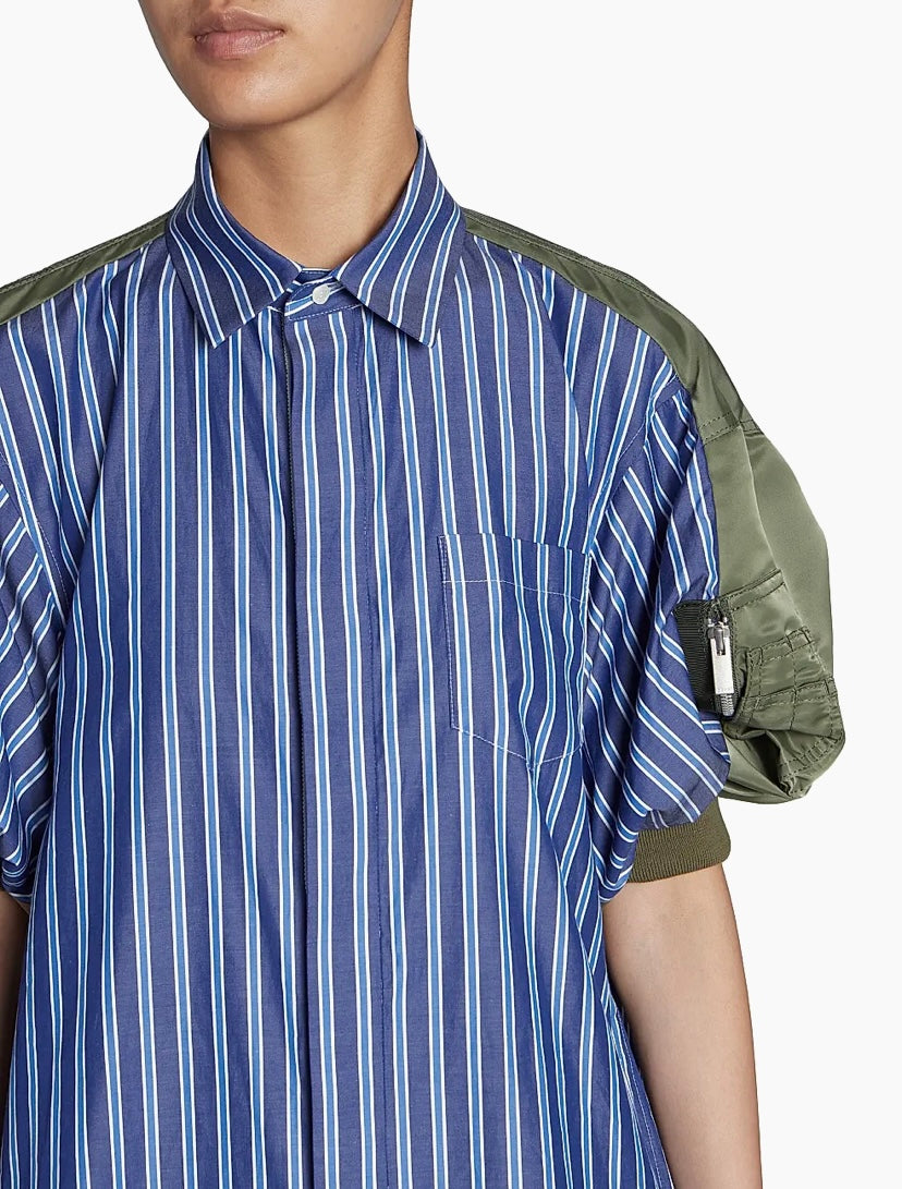 SACAI Cotton Poplin Shirtdress Size 1/S