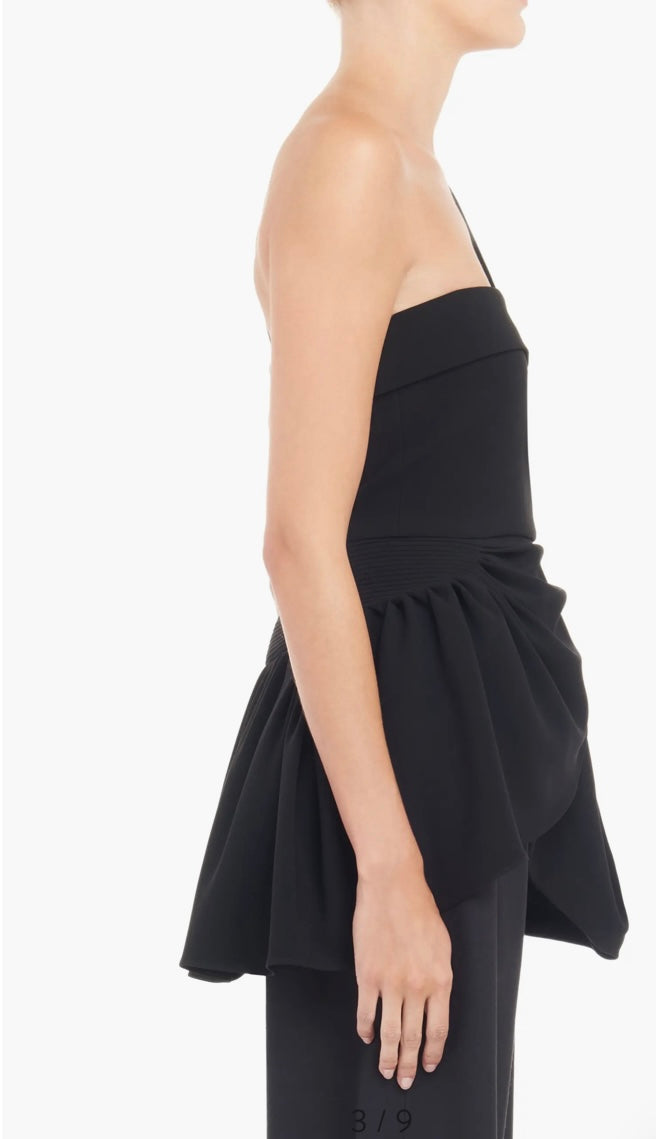 J.W. ANDERSON Beach Bodice One-Shoulder Top Size 36