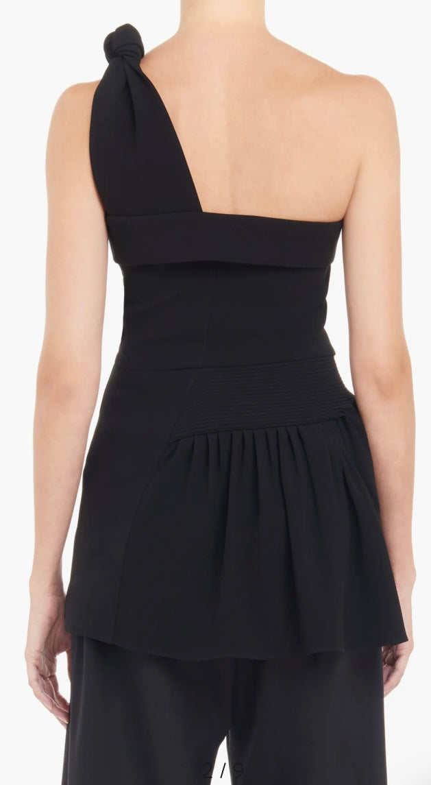 J.W. ANDERSON Beach Bodice One-Shoulder Top Size 36