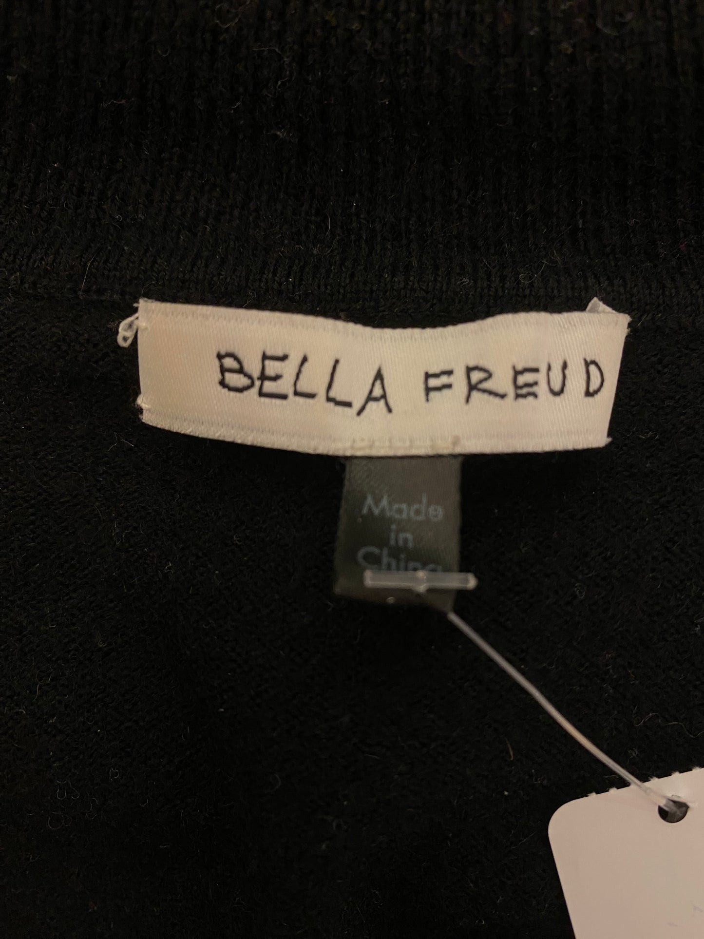 BELLA FREUD 1970 Polo Jumper Black Size S