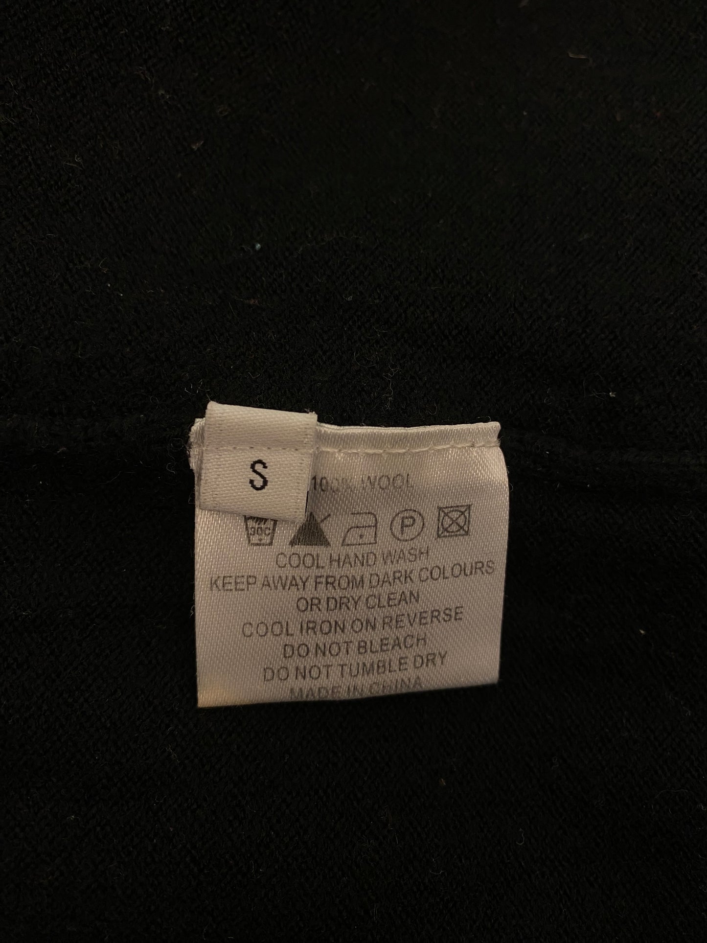 BELLA FREUD 1970 Polo Jumper Black Size S