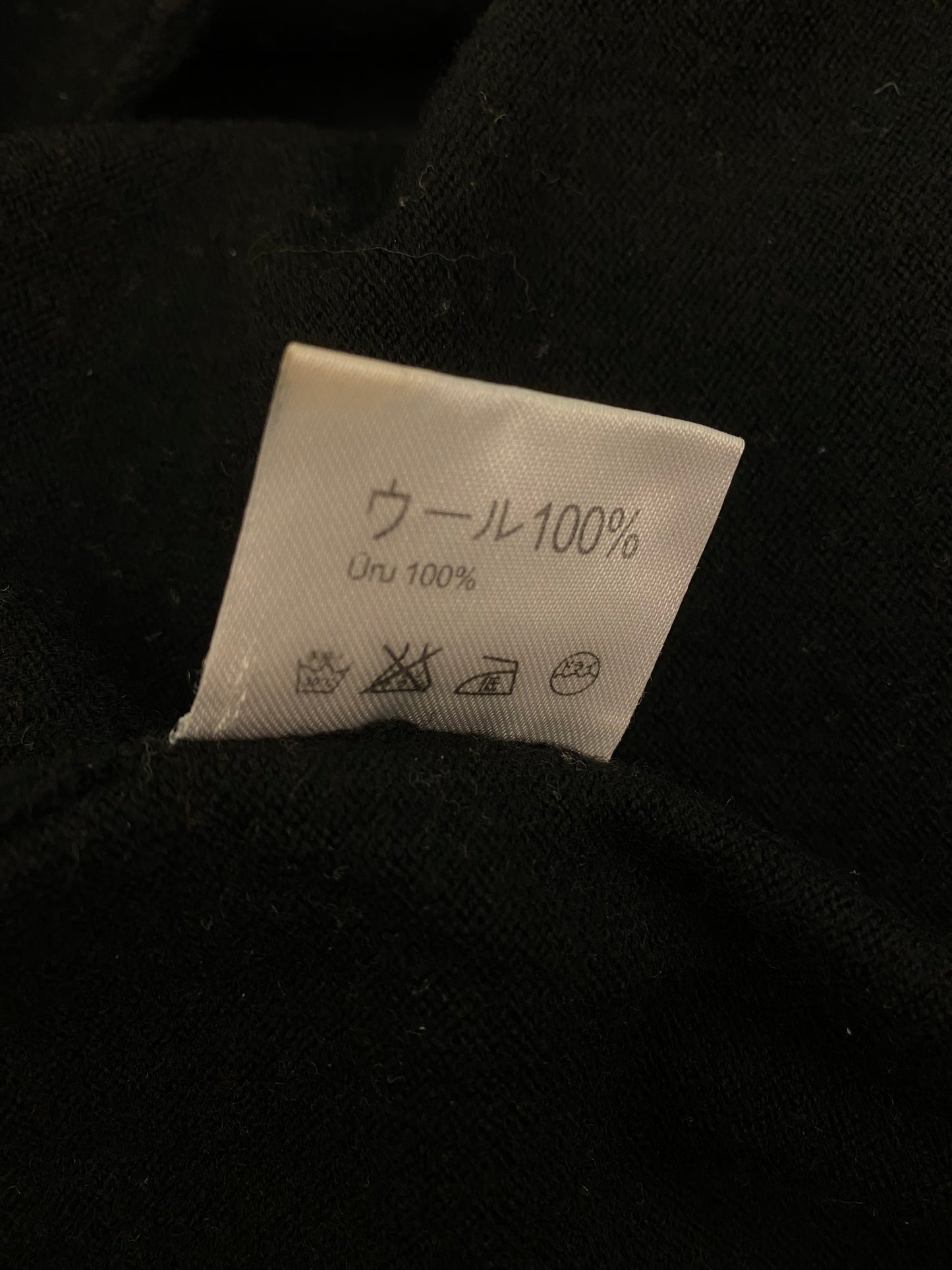 BELLA FREUD 1970 Polo Jumper Black Size S