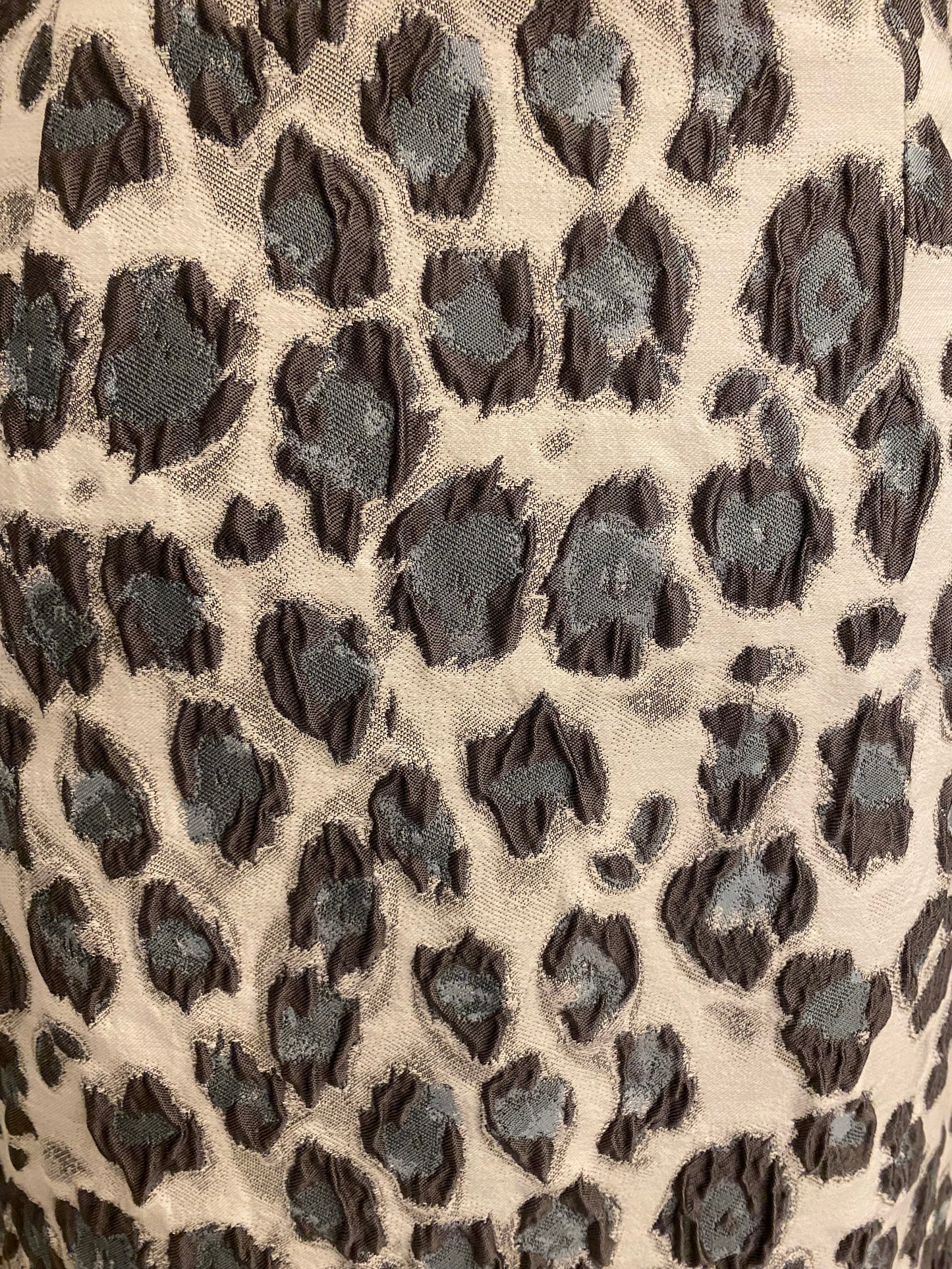 NATHALIE SCHUTERMAN Leopard Jacquard Skirt Size 36