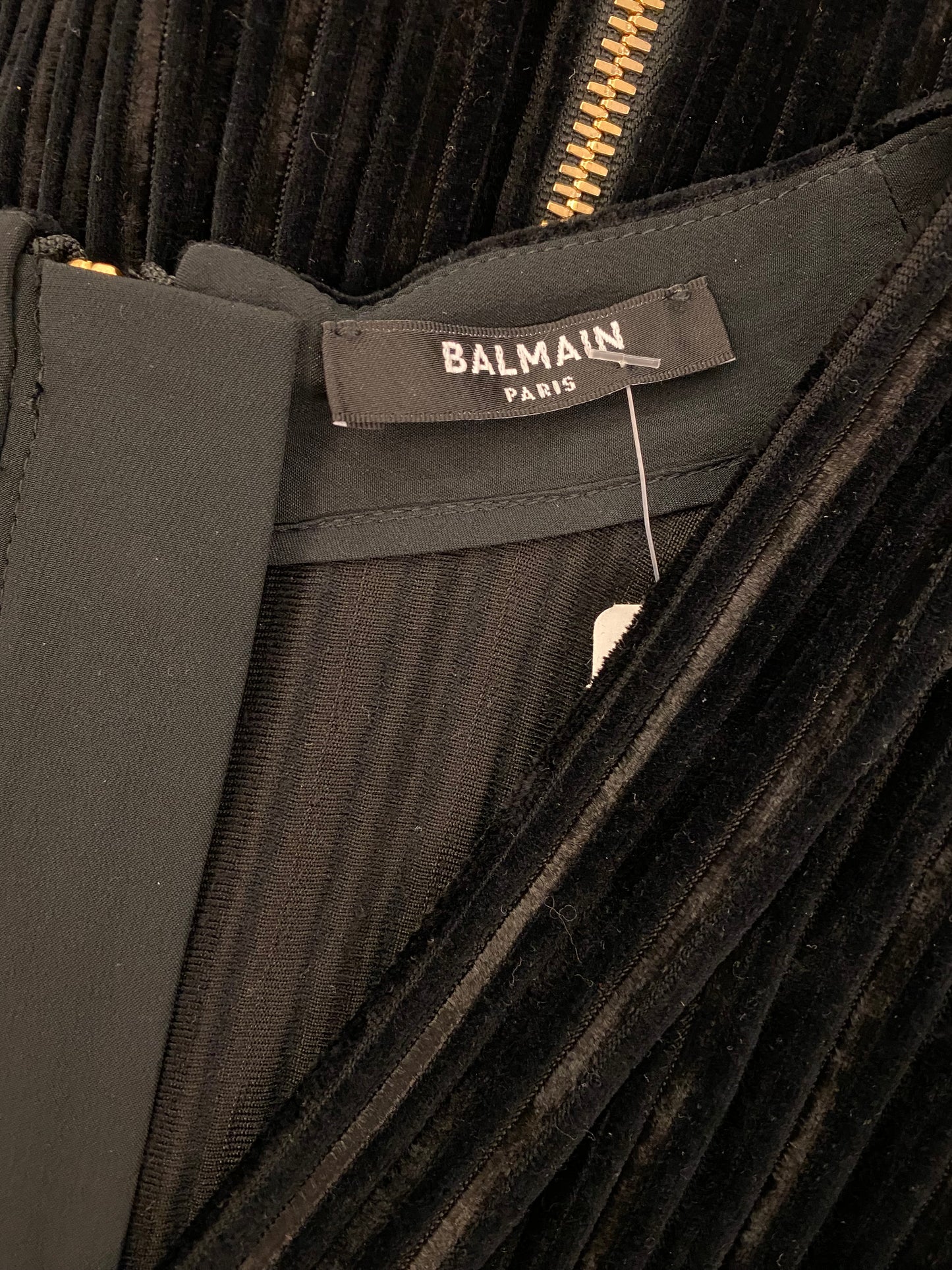 BALMAIN Velvet Midi Dress Size S