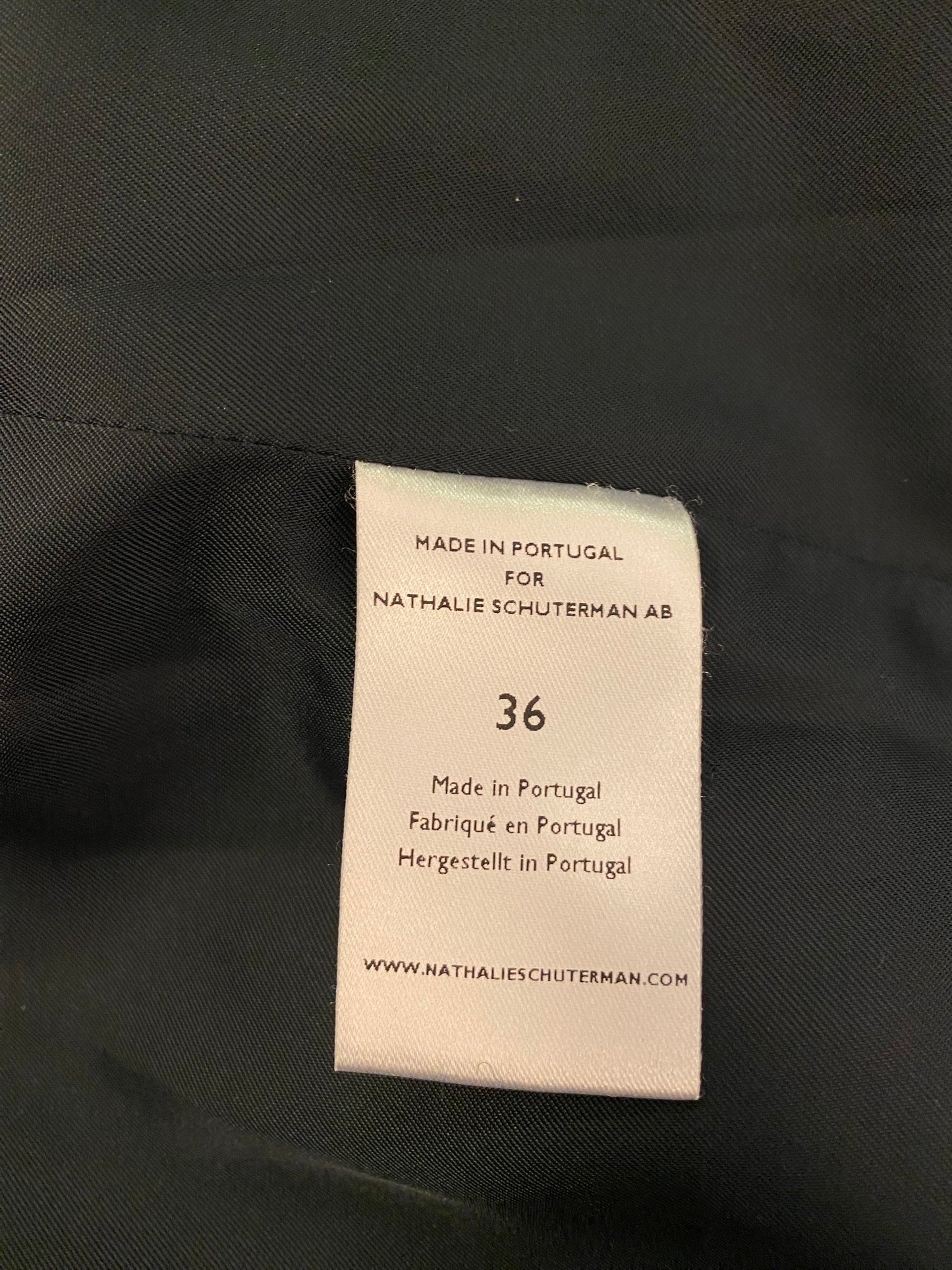 NATHALIE SCHUTERMAN Belted Coat in Wool & Mohair Size 36