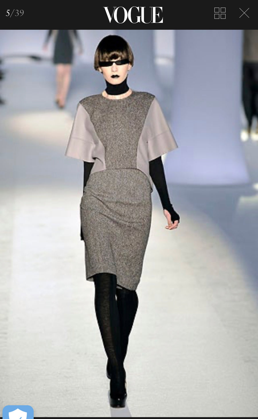 YVES SAINT LAURENT Wool Dress Size 36