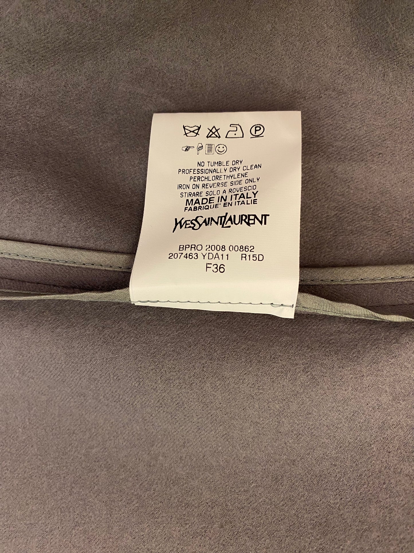 YVES SAINT LAURENT Wool Dress Size 36