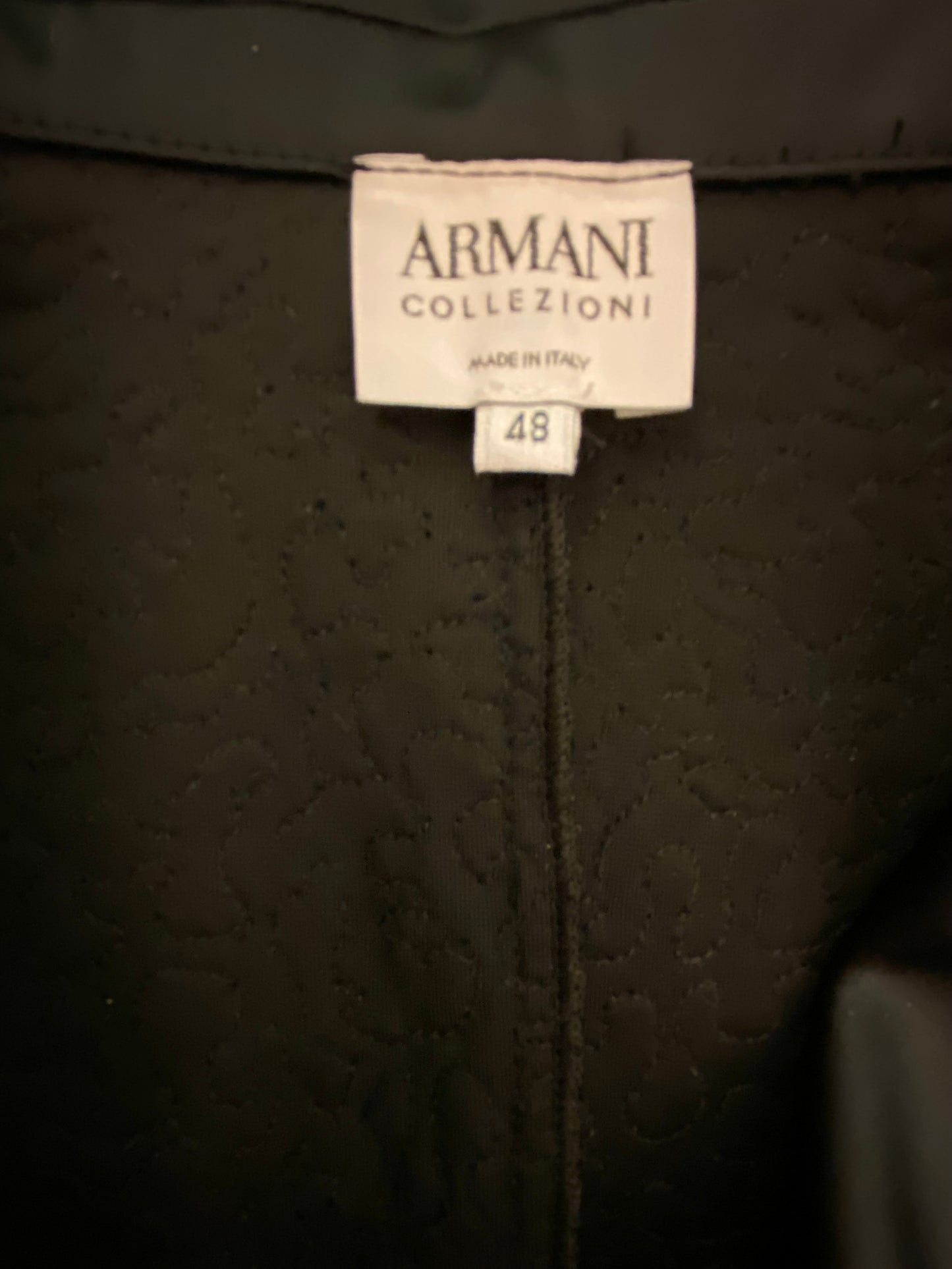 ARMANI COLLEZIONI Sequin-Embellished Jacket Size IT 48