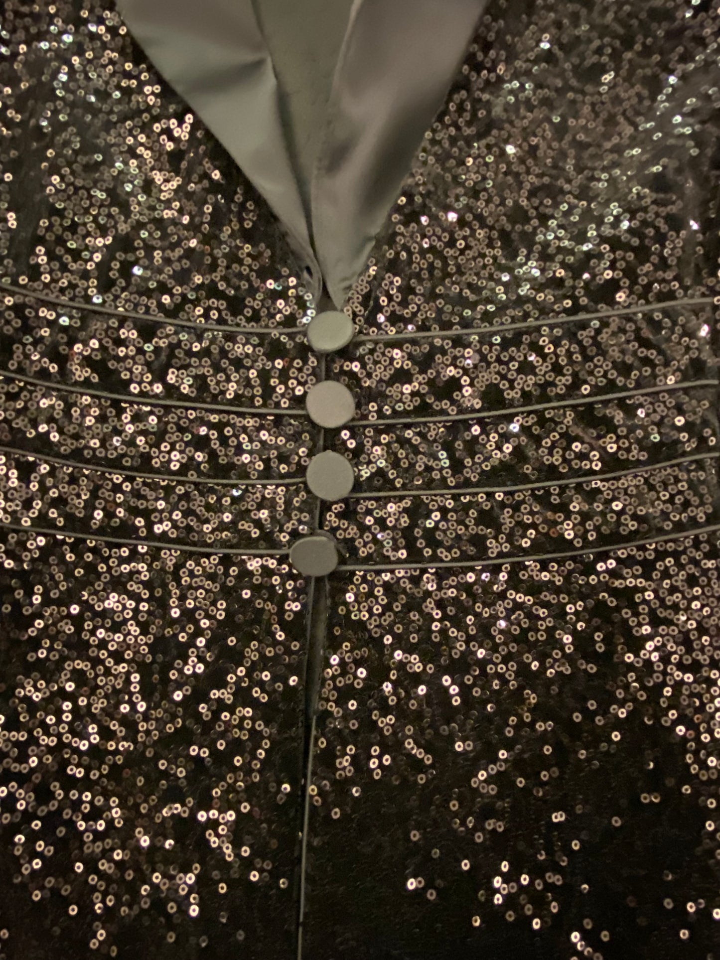 ARMANI COLLEZIONI Sequin-Embellished Jacket Size IT 48