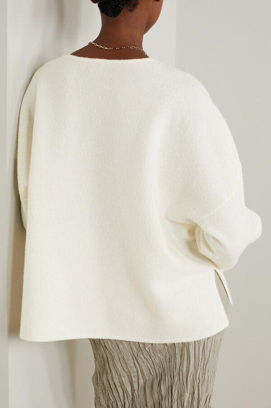 TOTÊME Felted Merino Knit Sweater Size XS/S