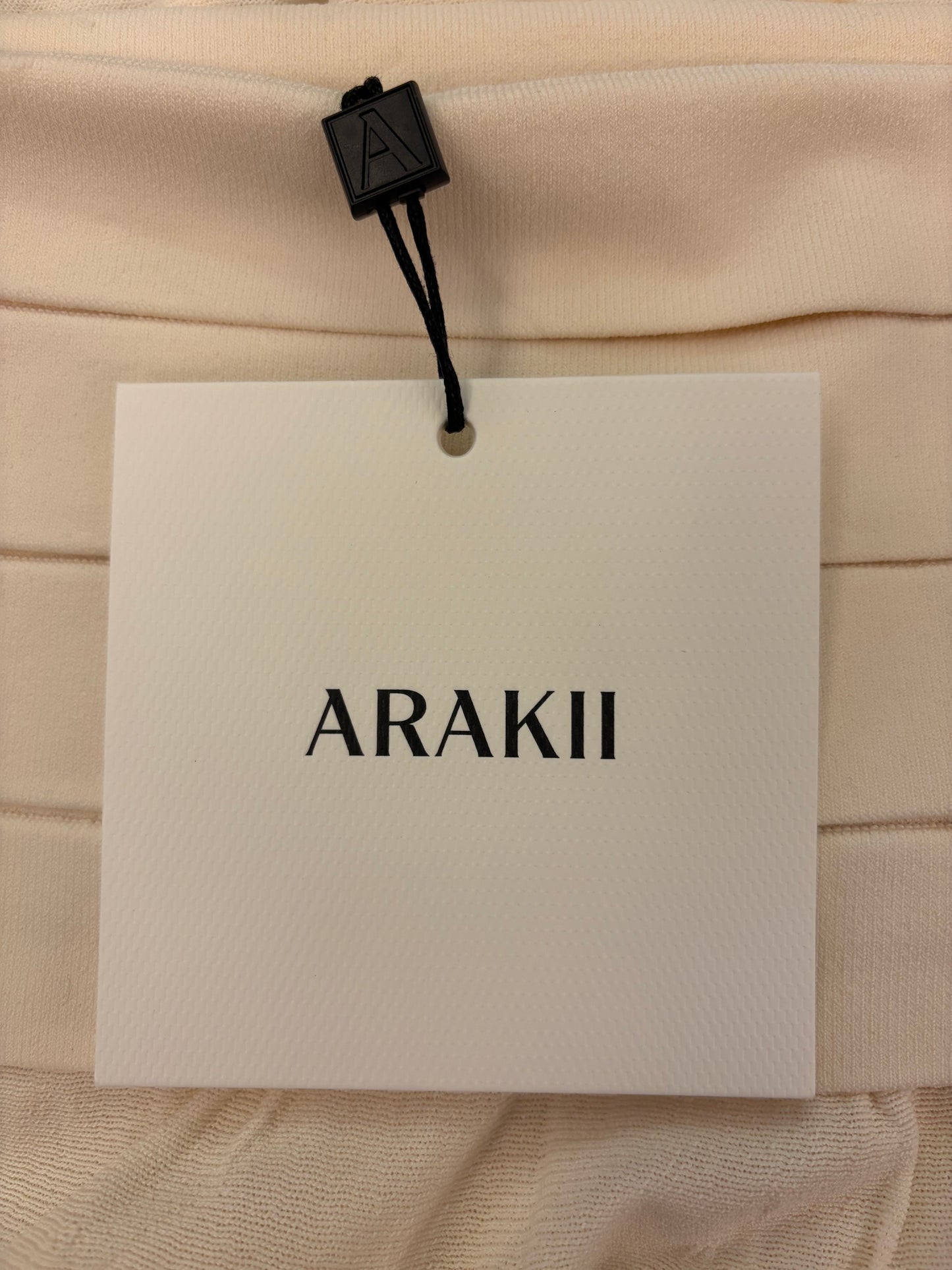 ARAKII Pleated Waist Skirt - Off-White Size S