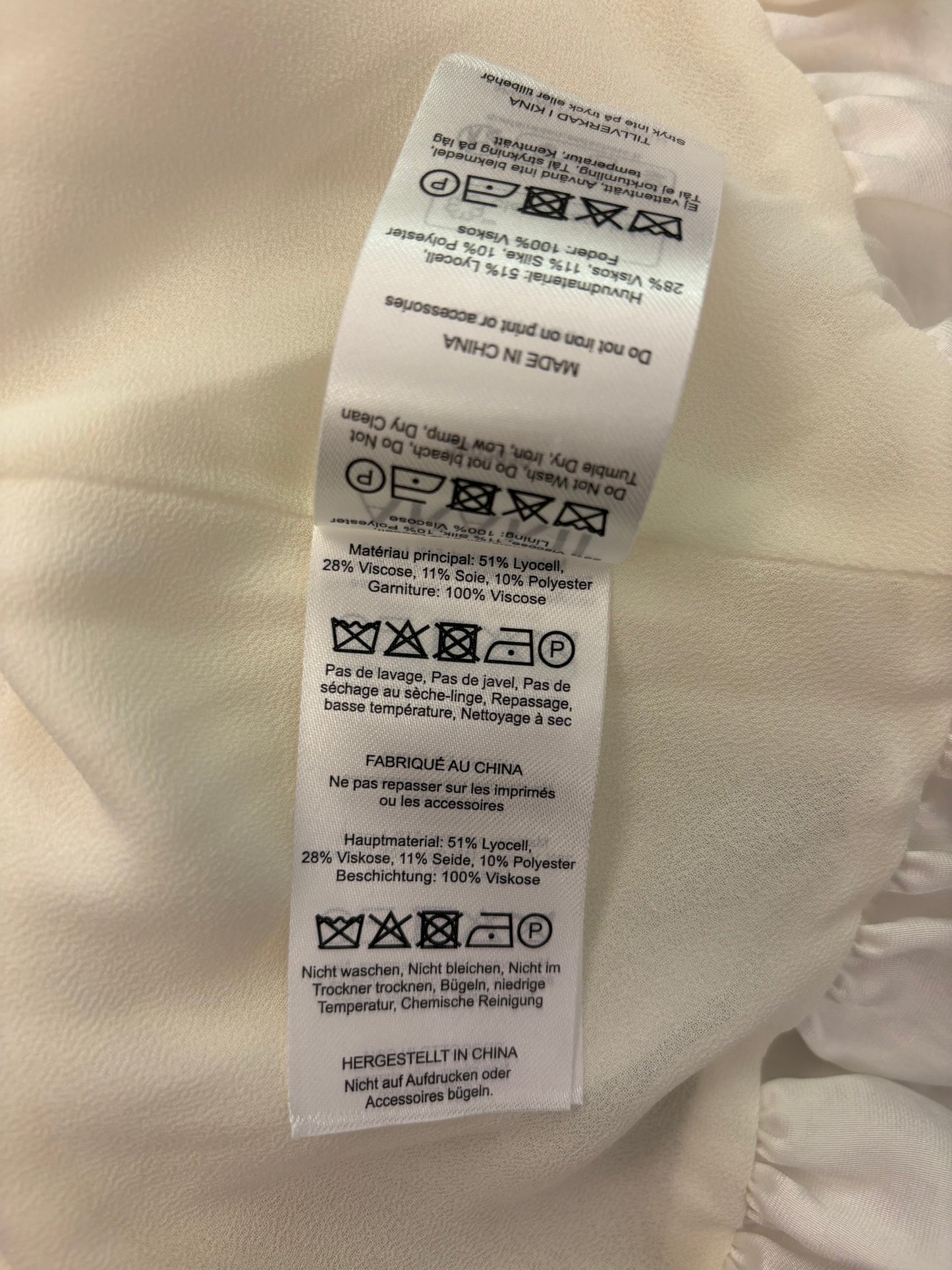 ARAKII Balloon Shirt Dress Off-White Size S