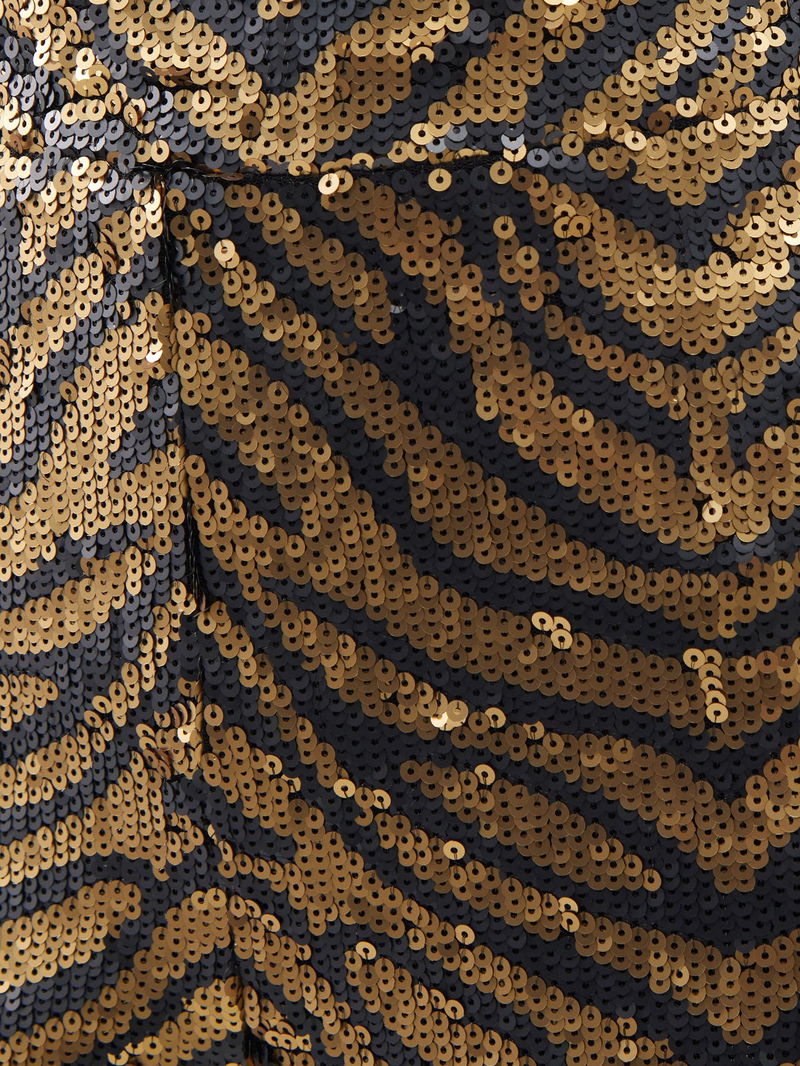 RAEY Tiger Sequin Bootcut Trousers Size 8 / S