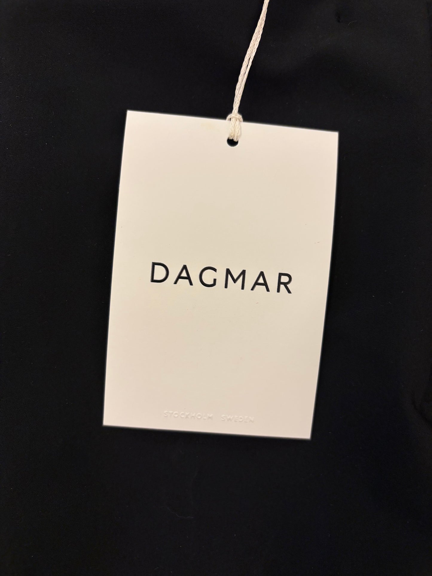 HOUSE OF DAGMAR Square Tube Top Black Size 36