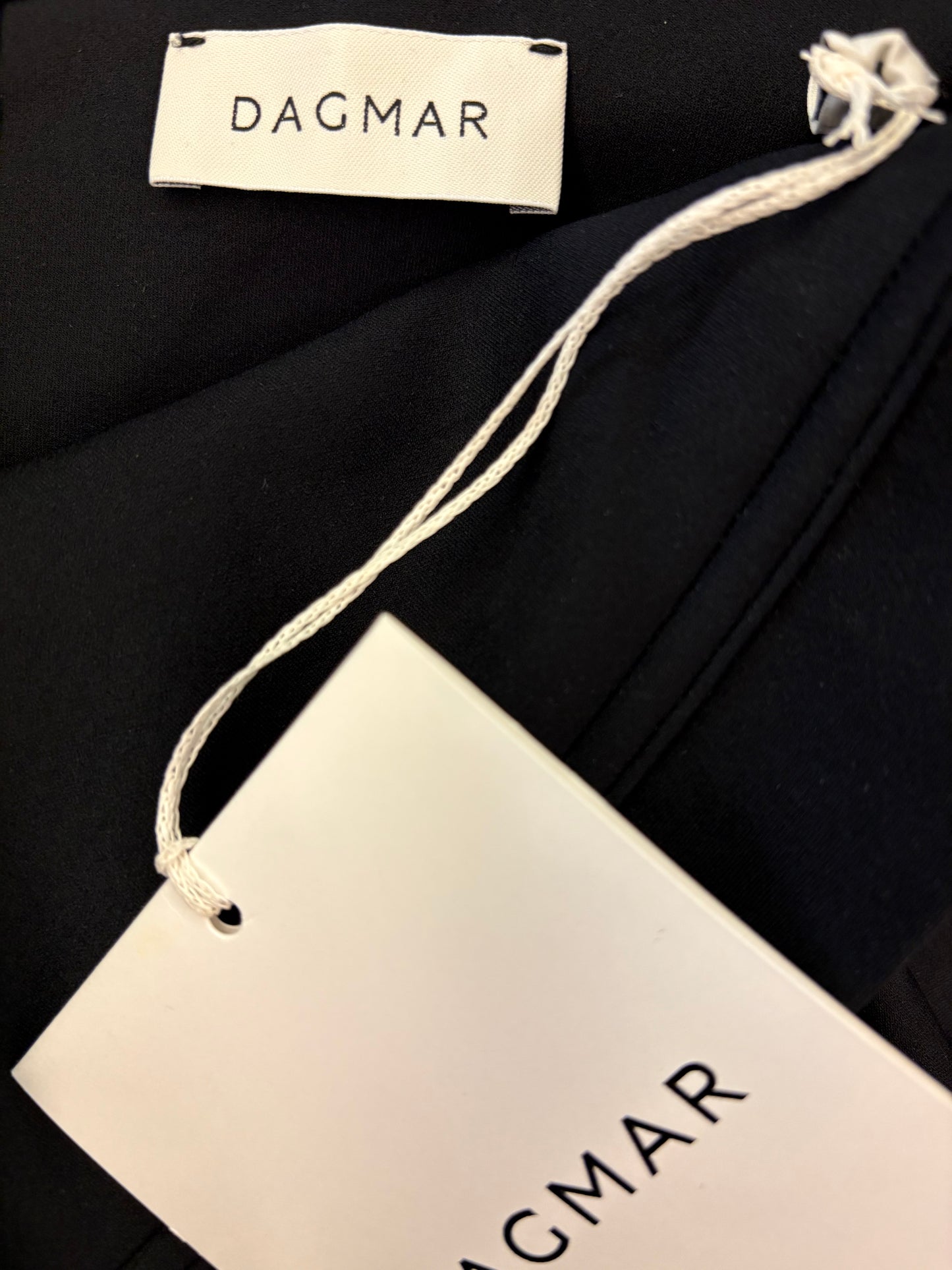 HOUSE OF DAGMAR Square Tube Top Black Size 36