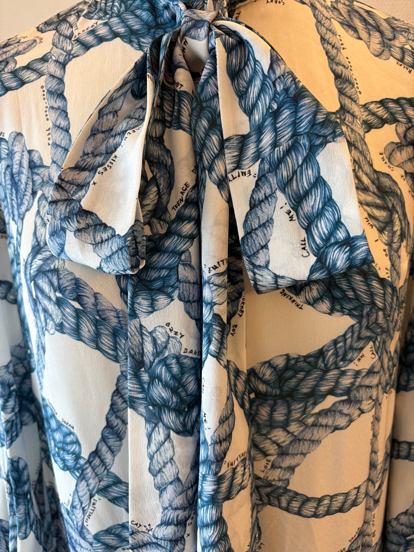 ROKH Printed Silk Dress Size 36