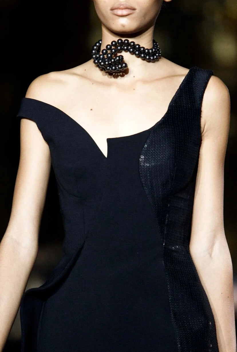 STELLA MCCARTNEY Dixie Asymmetric Wool Top Size It 40 Eu 36