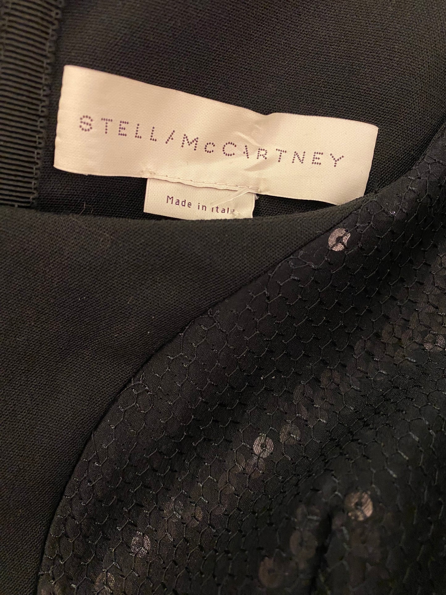 STELLA MCCARTNEY Dixie Asymmetric Wool Top Size It 40 Eu 36