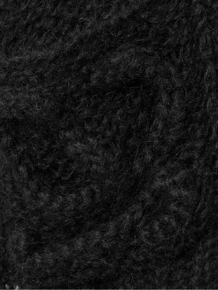 LOEWE Anagram Embroidered Mohair Cardigan Size XS