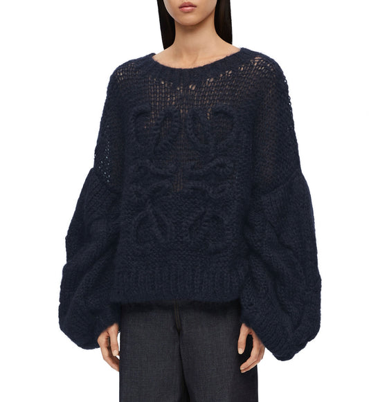 LOEWE Anagram Sweater in Mohair Size XS