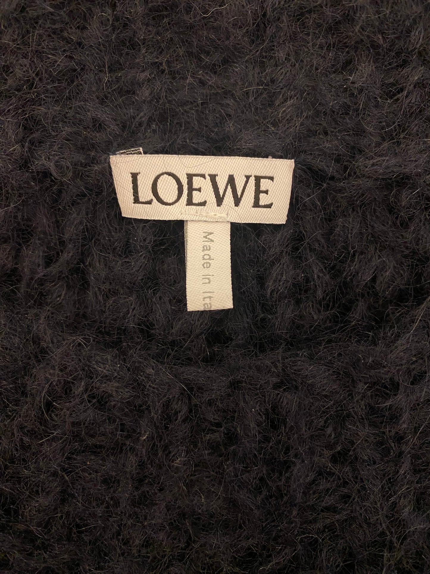 LOEWE Anagram Sweater in Mohair Size XS