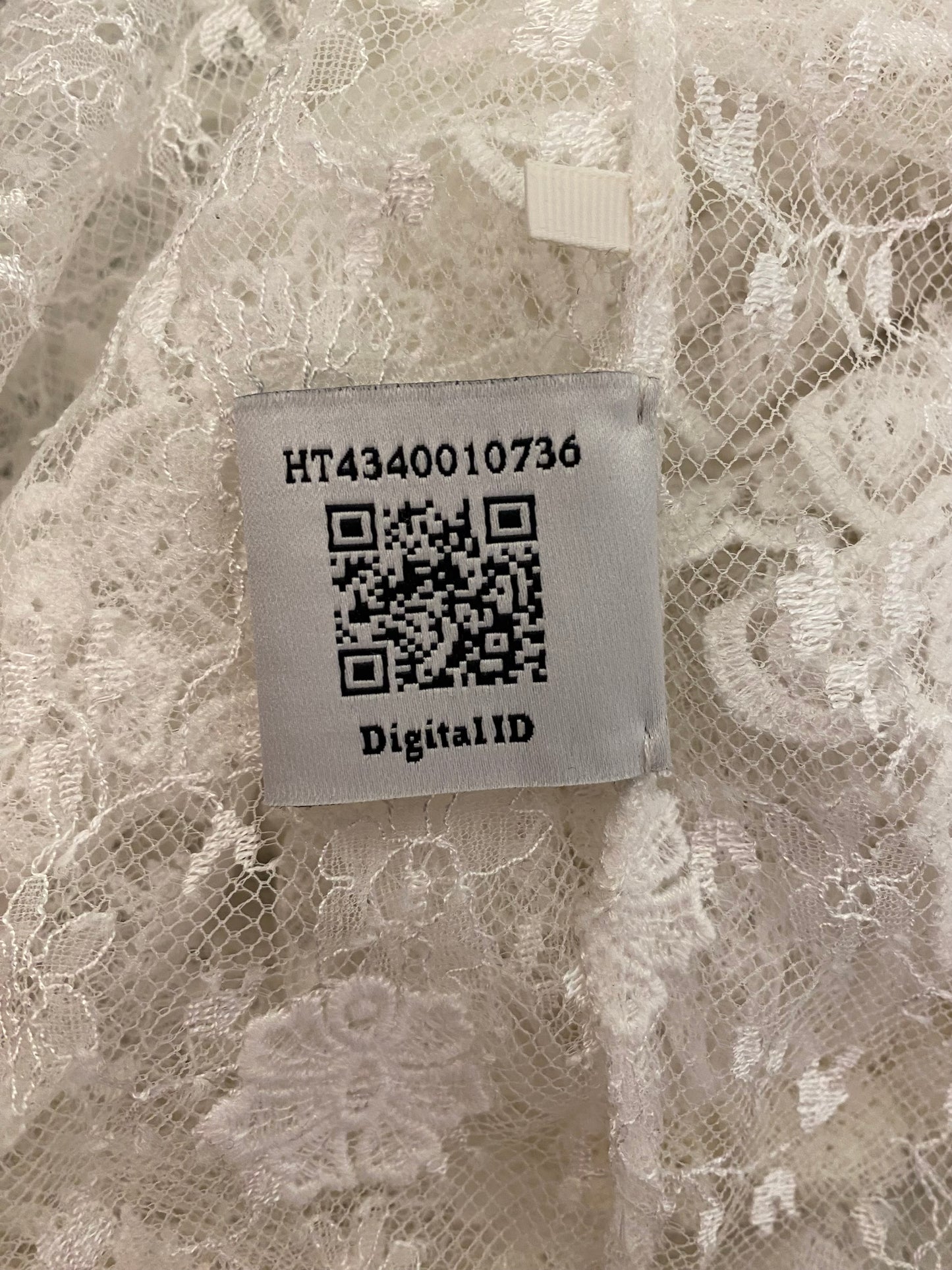 CHLOE Floral Lace Embroidered Blouse Size S