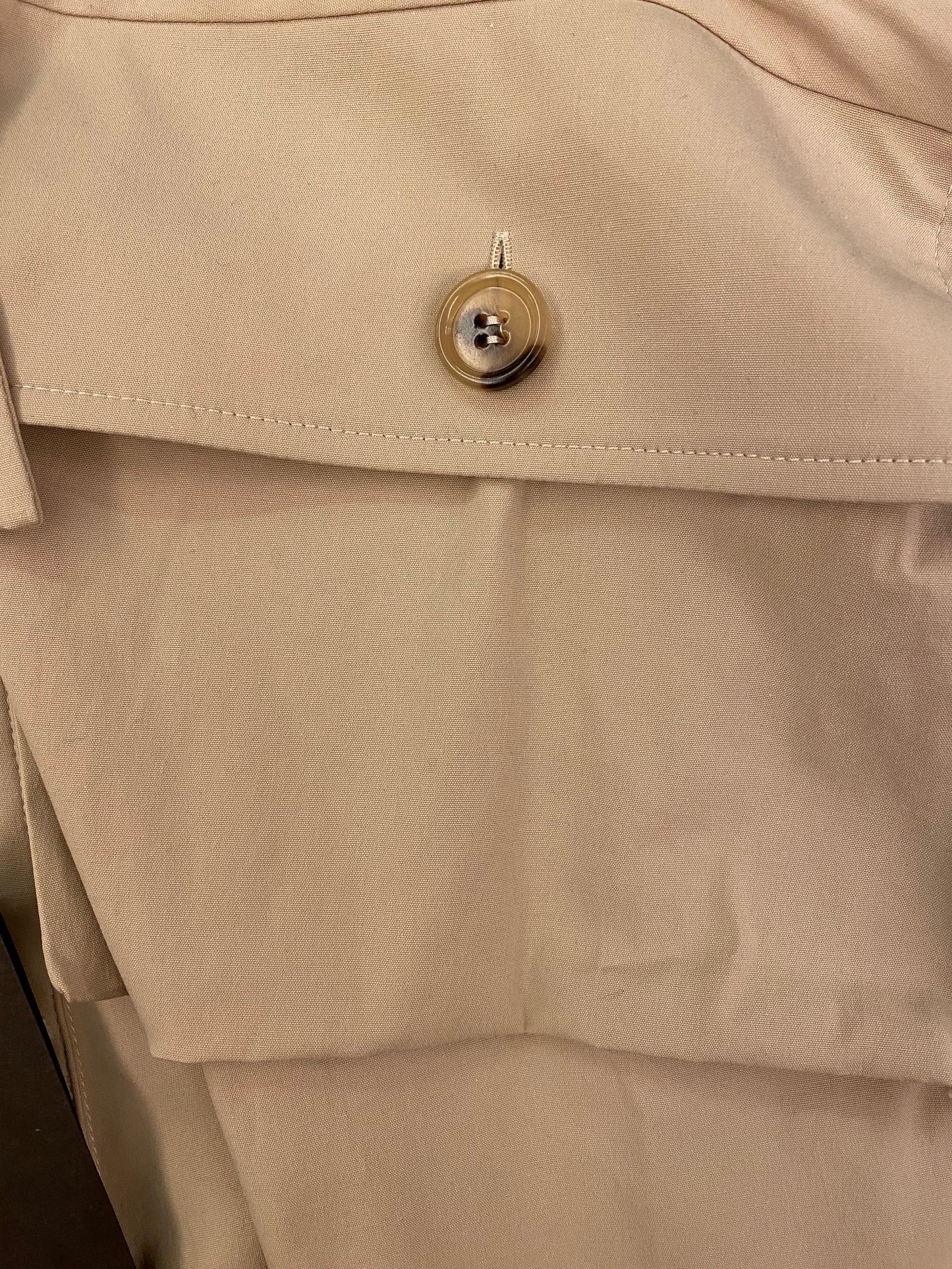 BOTTEGA VENETA Beige Belted Shirt Size It 42