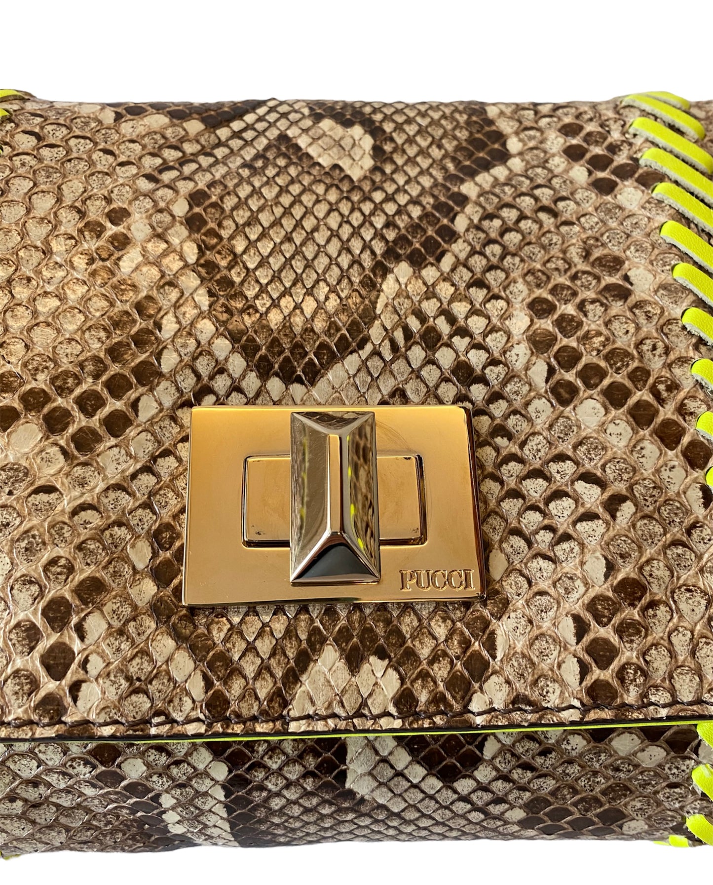 EMILIO PUCCI Python Clutch Bag