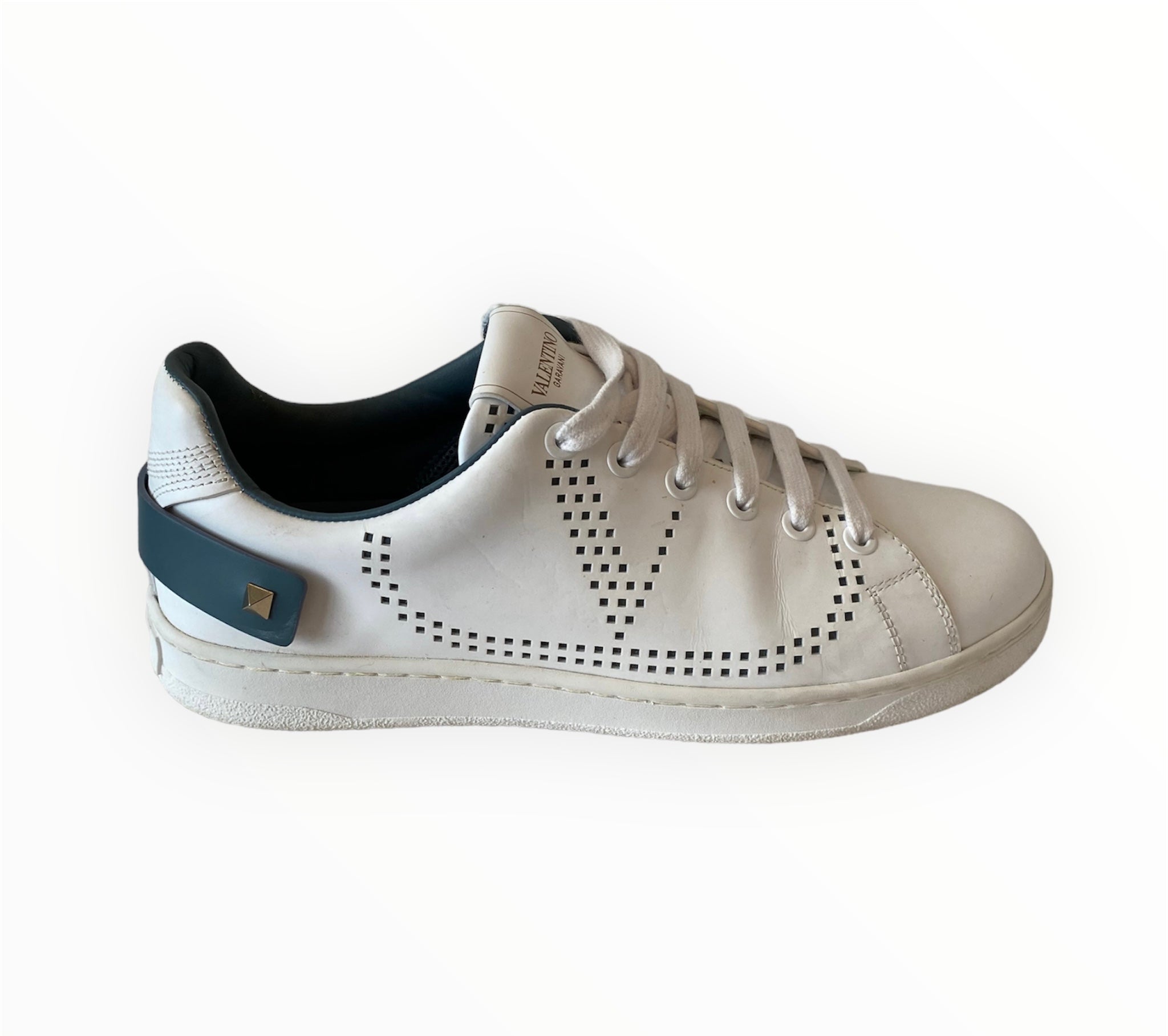 VALENTINO GARAVANI White Sneakers Size 37.5 – Boutique Finest