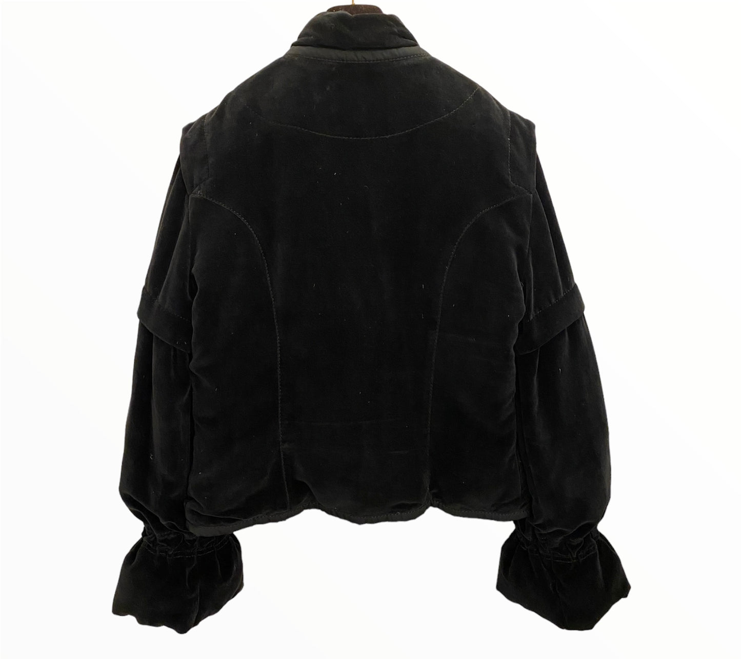 LOUIS VUITTON Velvet Black Jacket Size It 42 Eu S