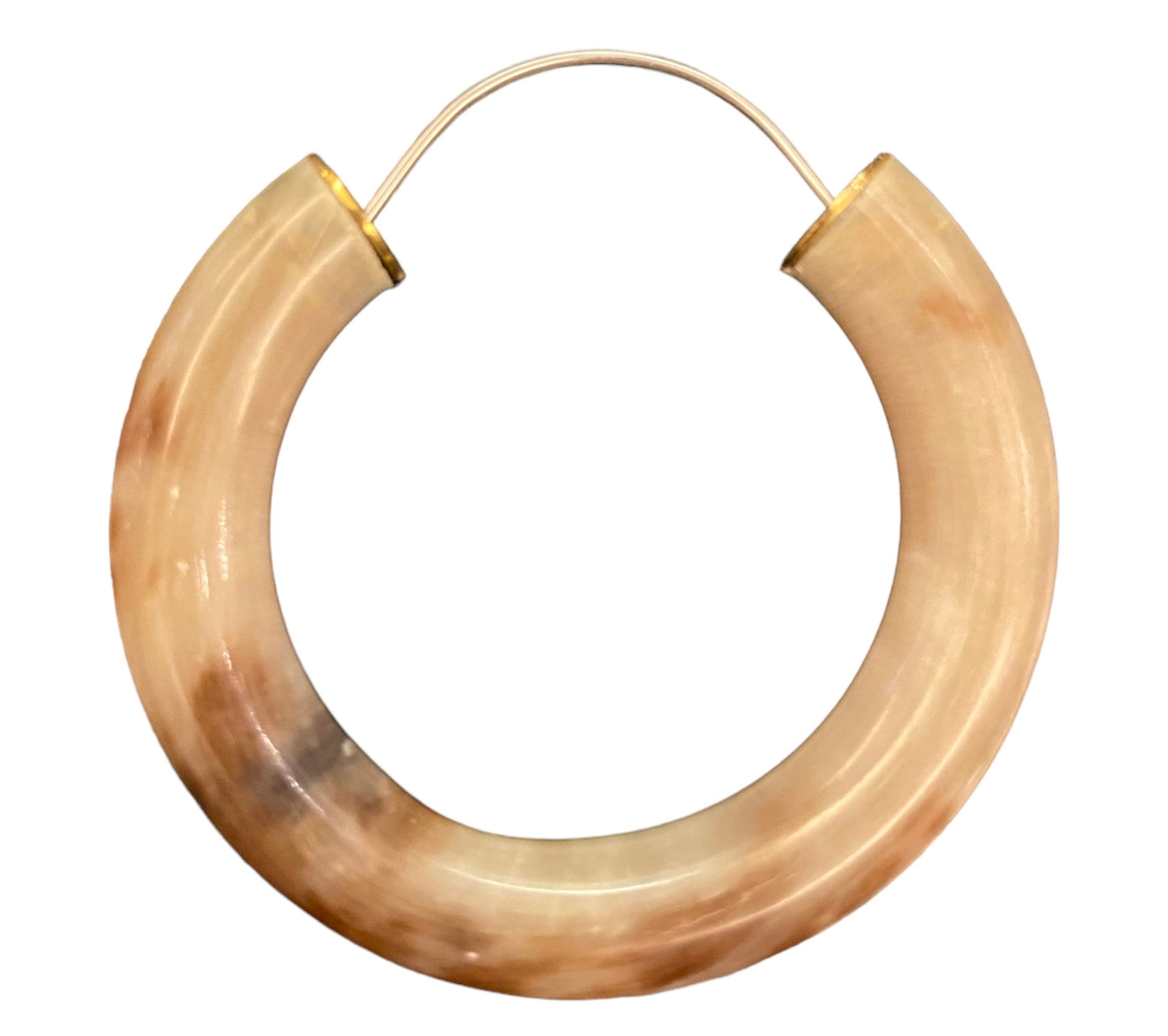 CÉLINE Horn Hoop Earrings