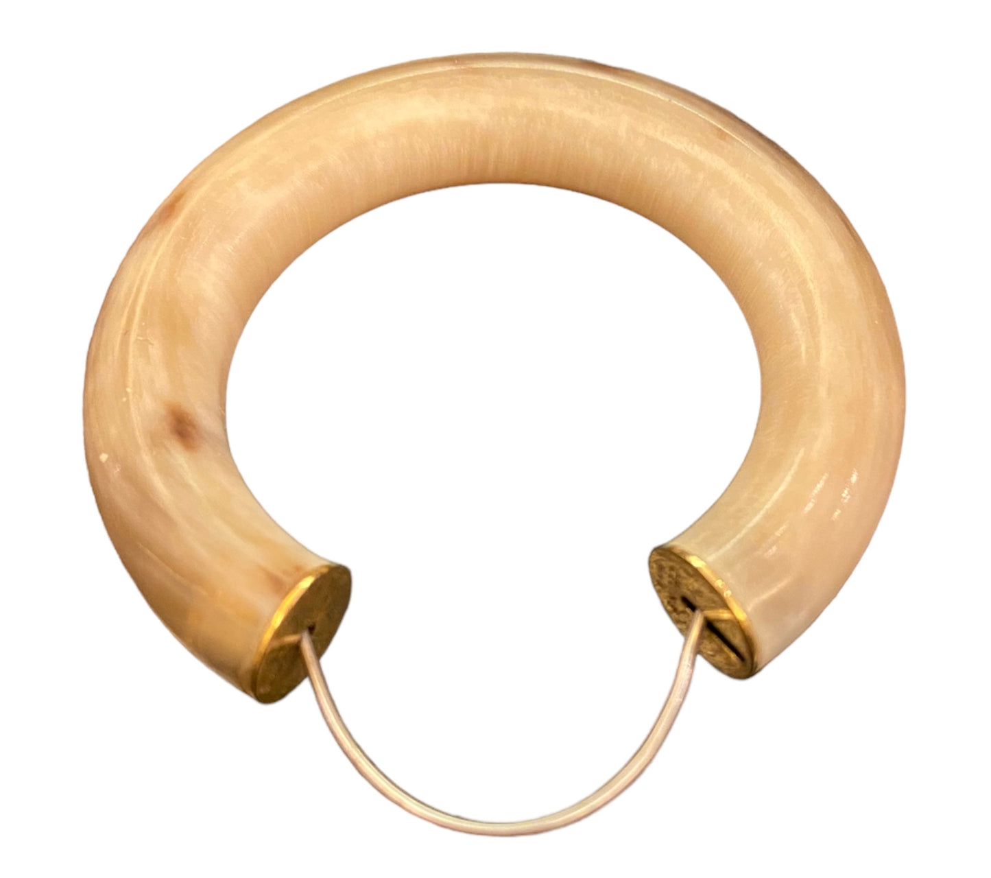 CÉLINE Horn Hoop Earrings