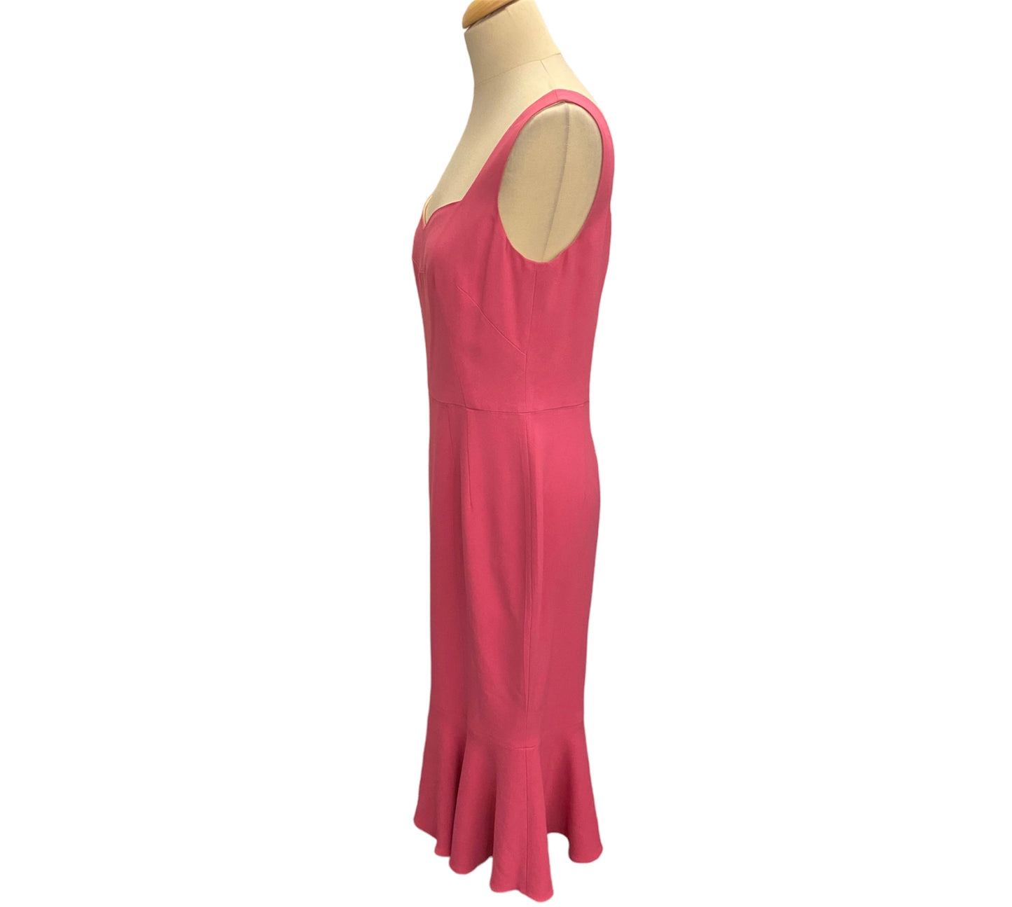 DOLCE & GABBANA Pink Midi Dress Size It 46 Eu 44