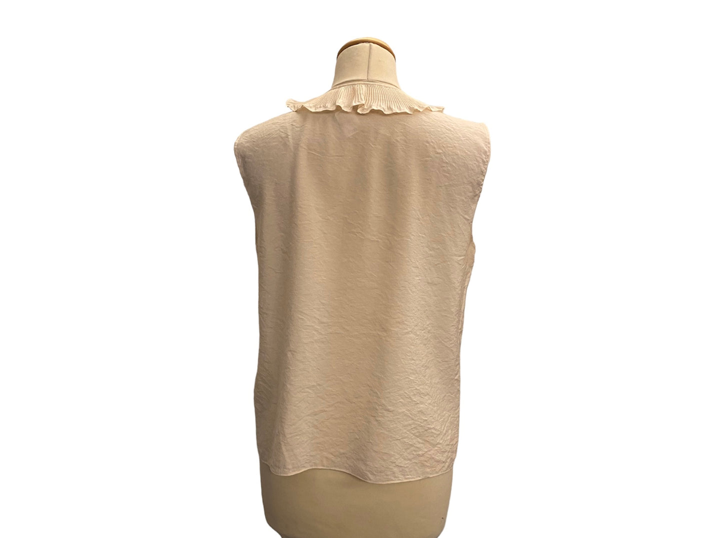 MARNI Ecru Sleeveless Blouse Size 40