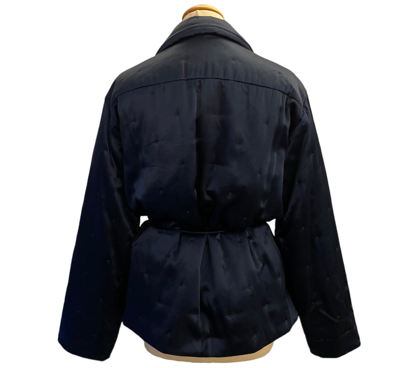 TOTÊME Satin Dark Blue Jacket Size 36
