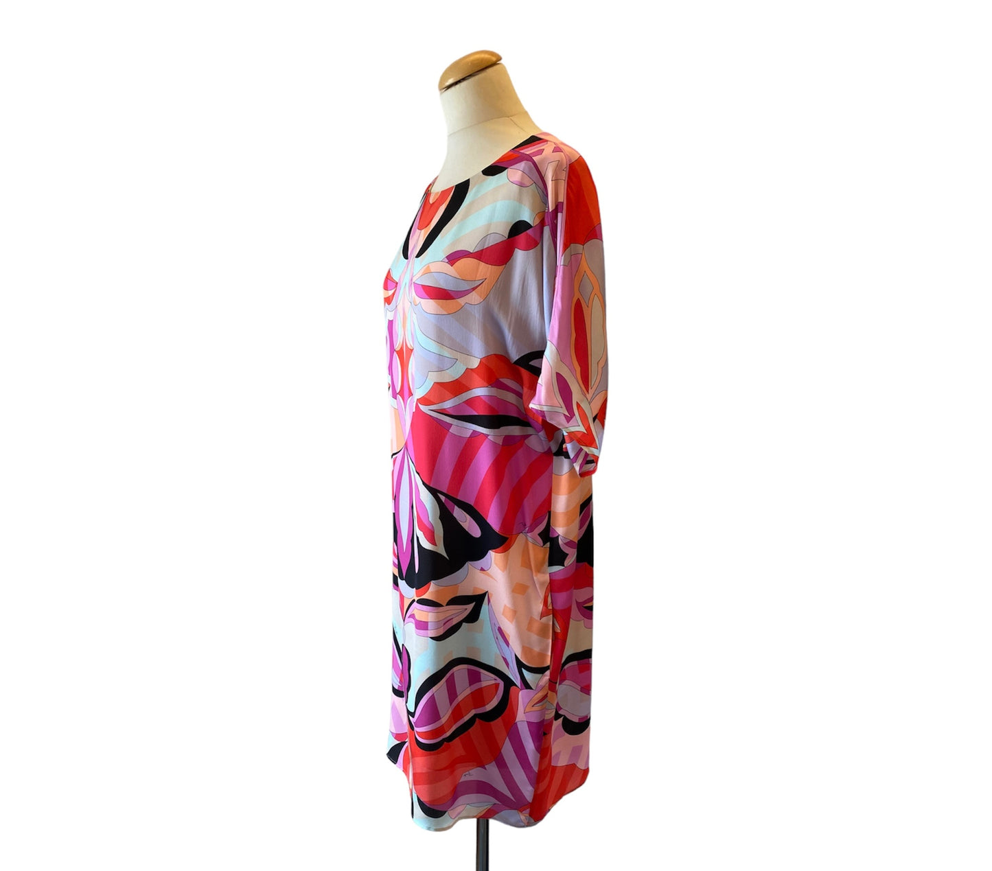 EMILIO PUCCI Multicolor Silk Dress Size 40