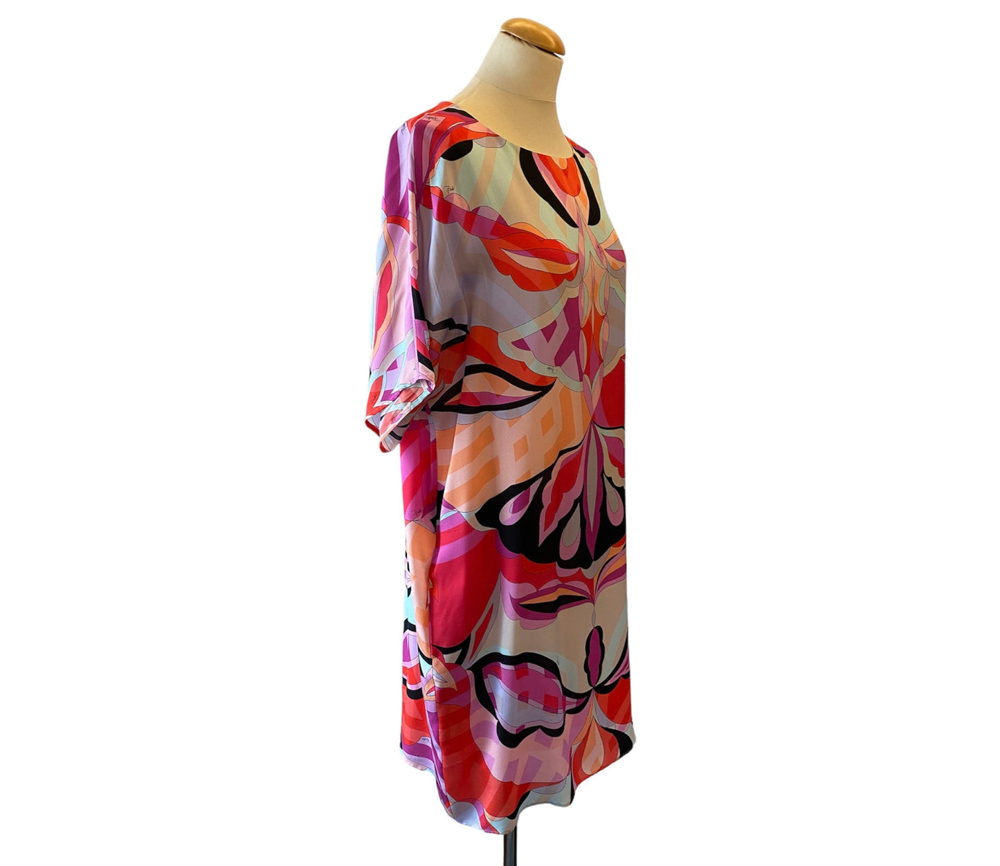 EMILIO PUCCI Multicolor Silk Dress Size 40