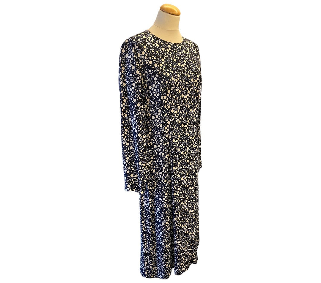 MARNI Polka-dot Midi Dress Size It 42 Eu 38