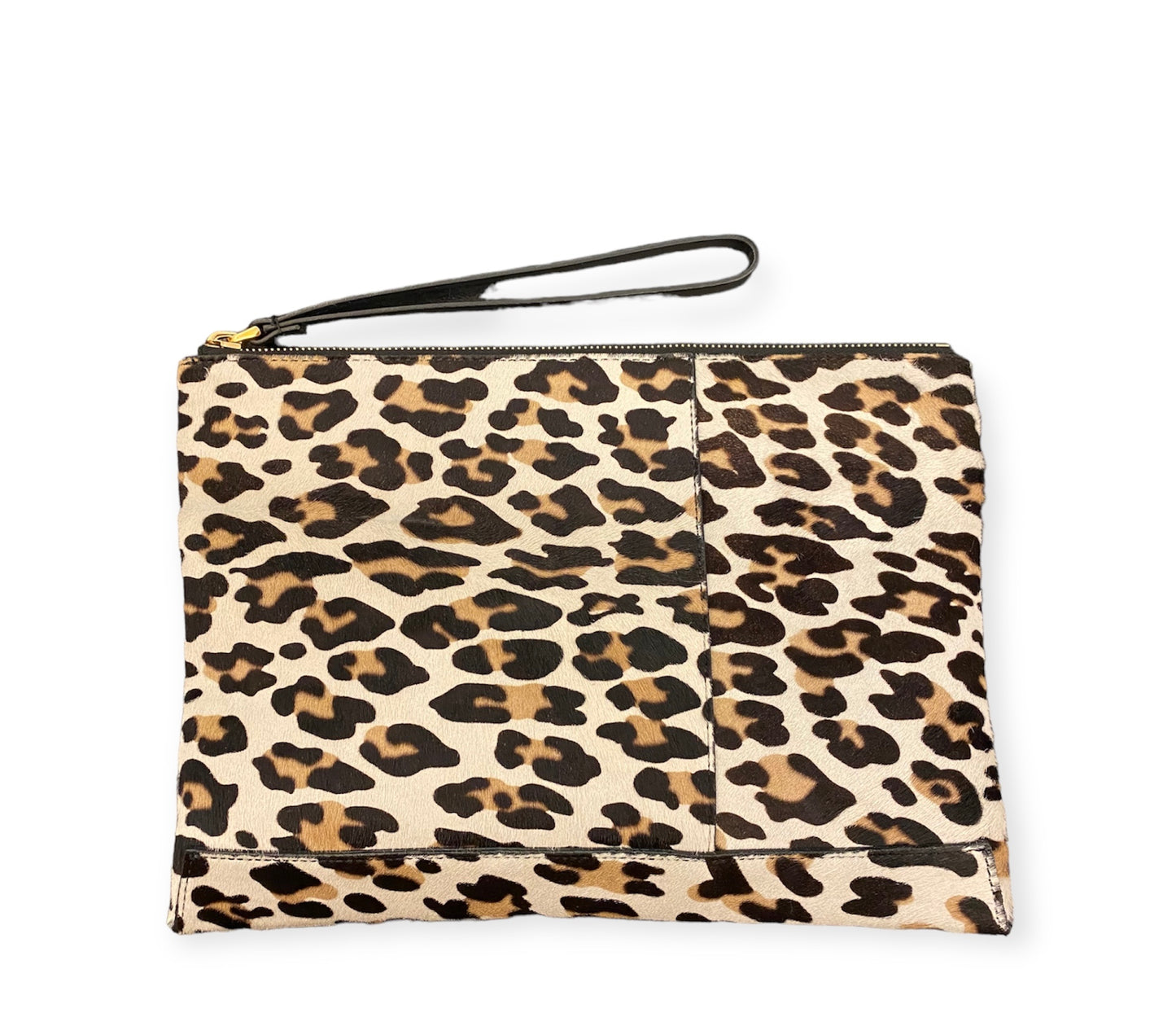 MARNI Leopard-print Calf Hair Clutch Bag