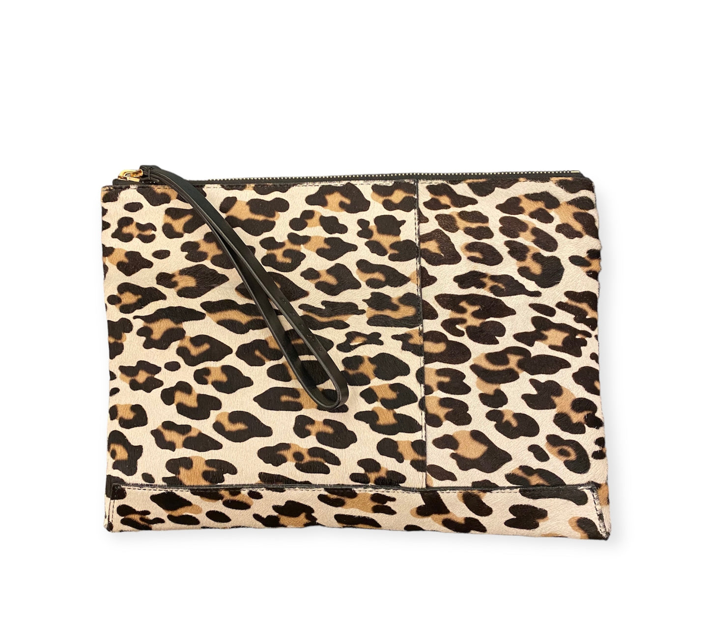 MARNI Leopard-print Calf Hair Clutch Bag