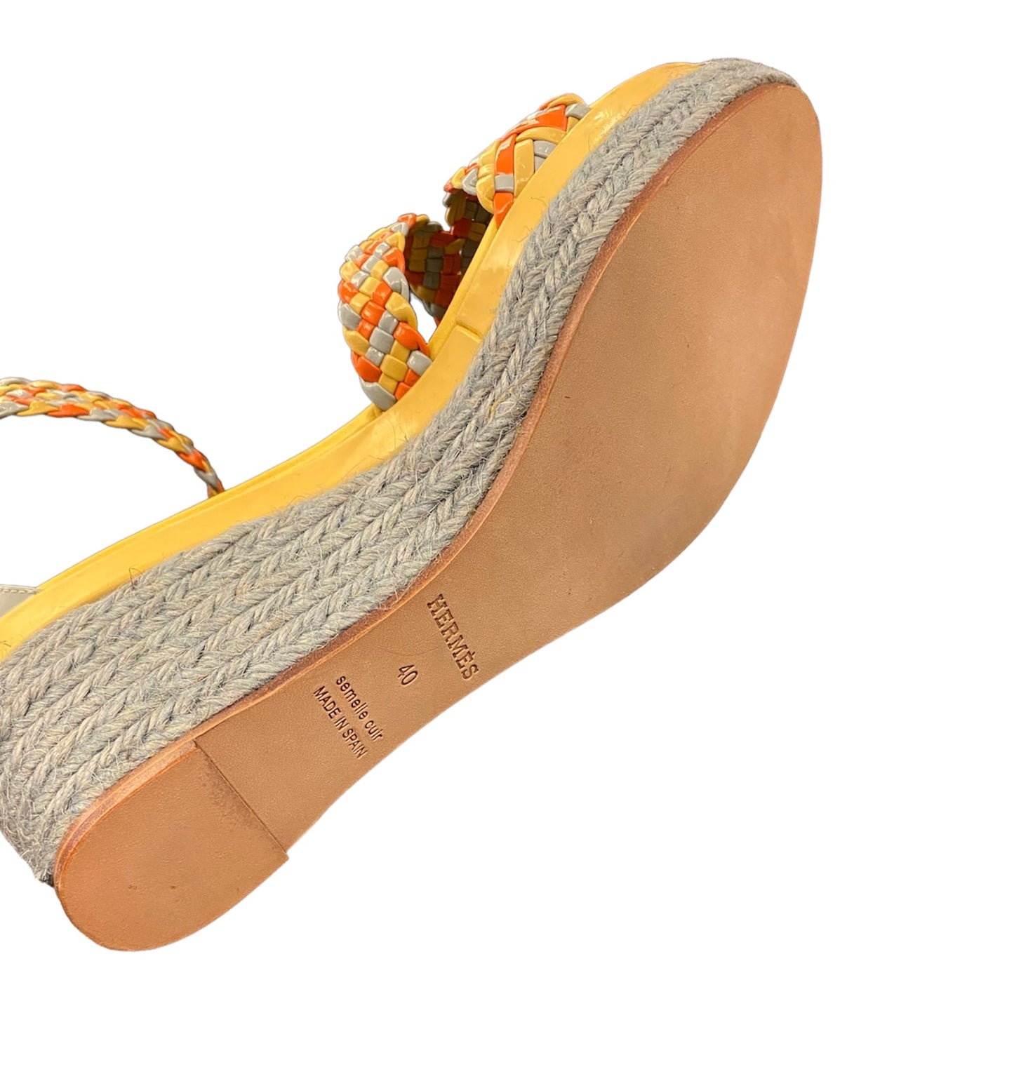 HERMÈS Ines Espadrille Sandal Size 40