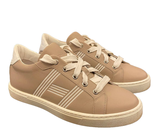 HERMÈS Advantage Sneakers Beige Rose Size 36,5